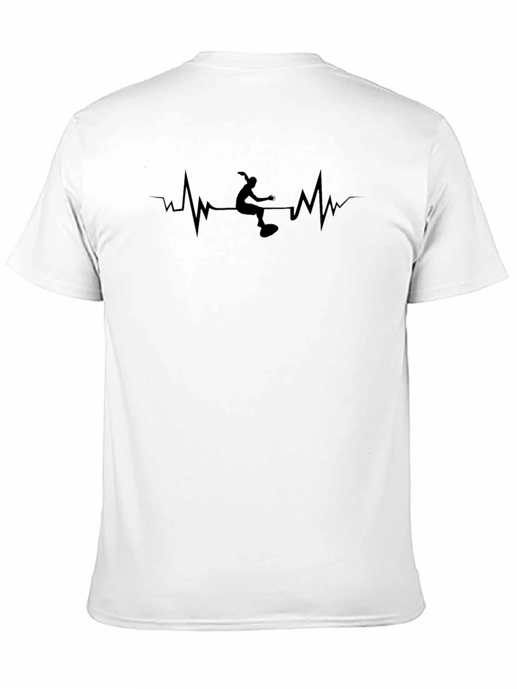 Skateboarding Heartbeat Graphic Tee