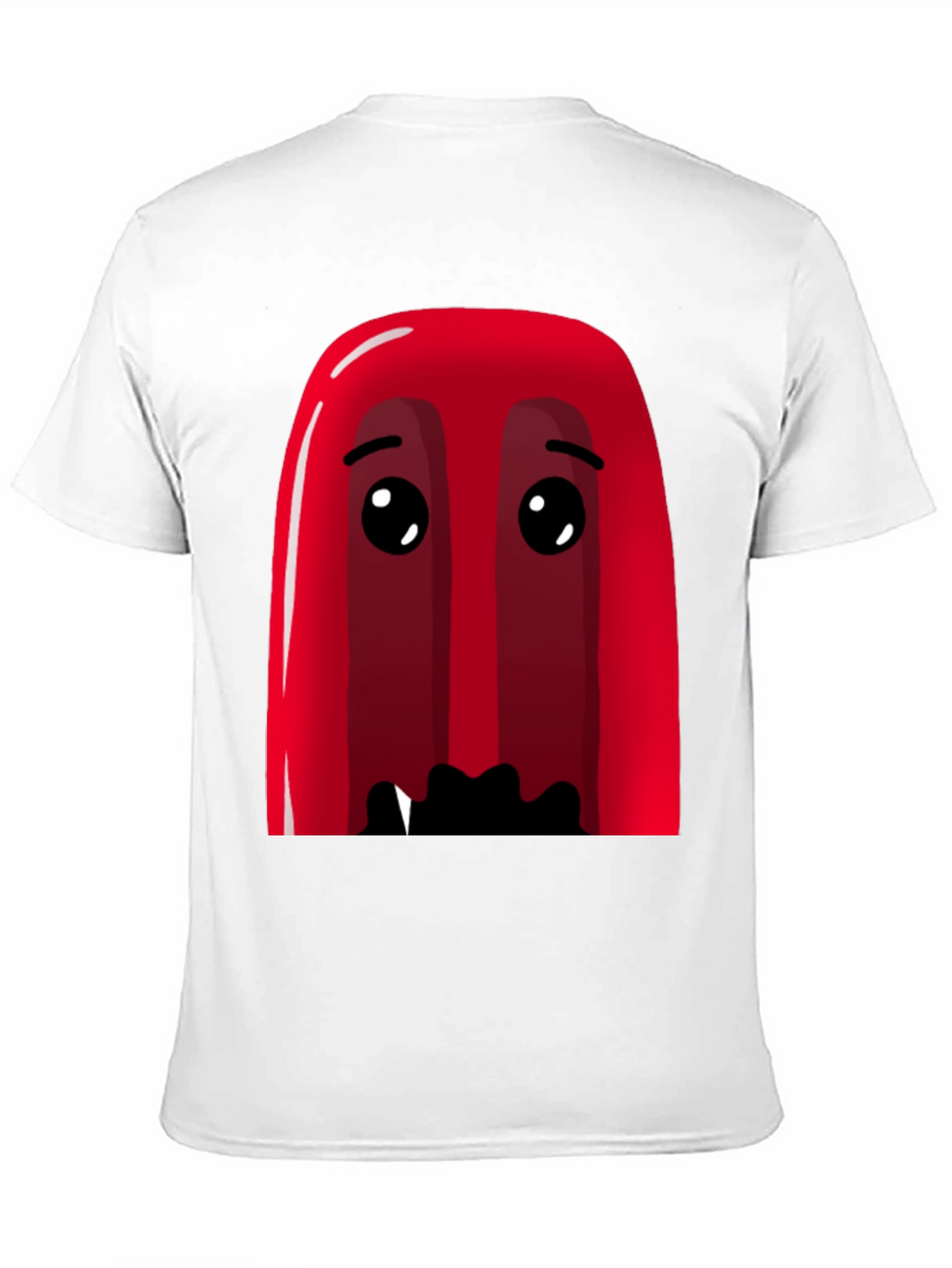 Red Cartoon Character Graphic Tee - Soft Cotton Blend