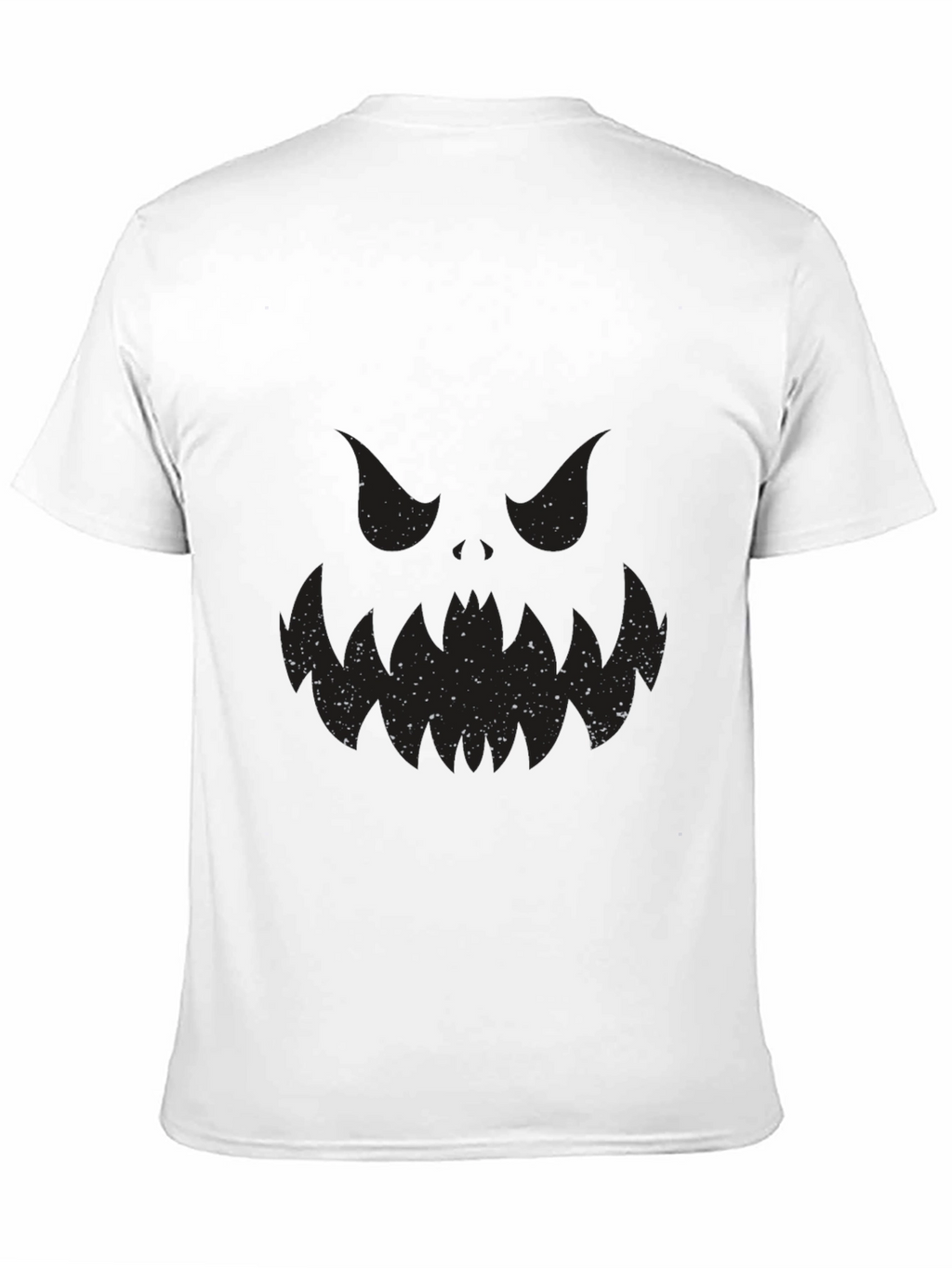 Spooky Face Black T-Shirt - Halloween Ready!