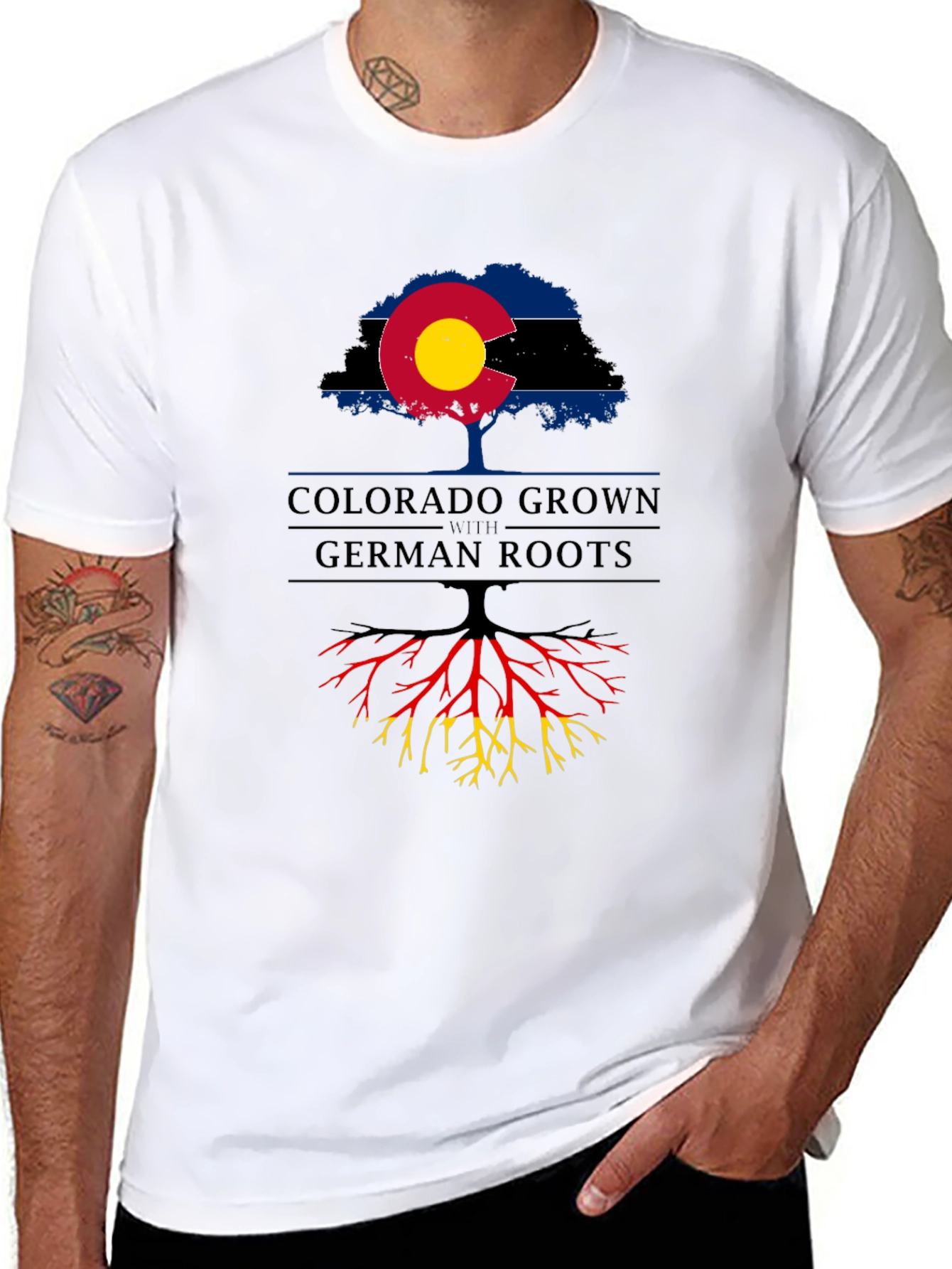 Colorado Grown With German Roots T-Shirt