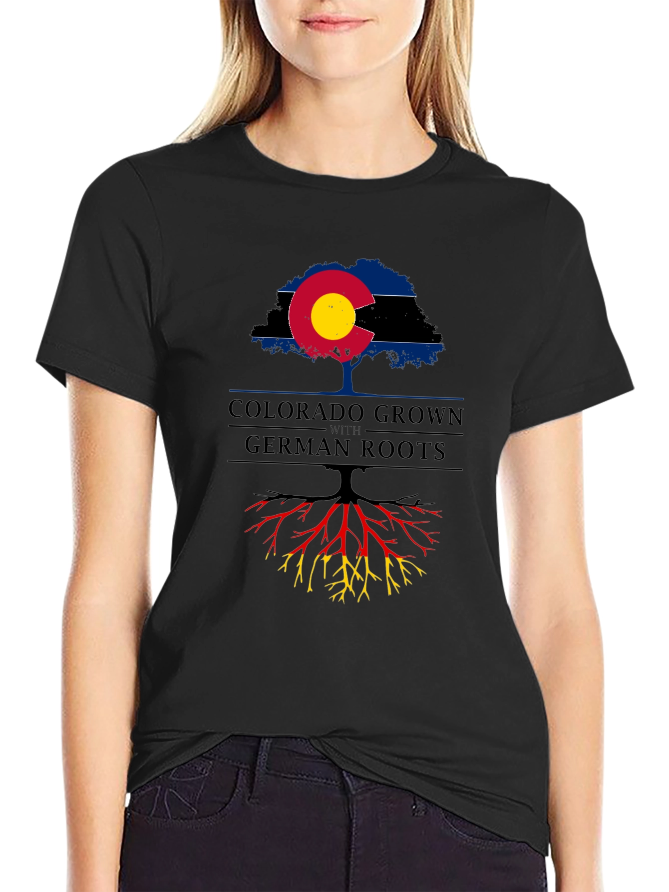 Colorado Grown With German Roots T-Shirt