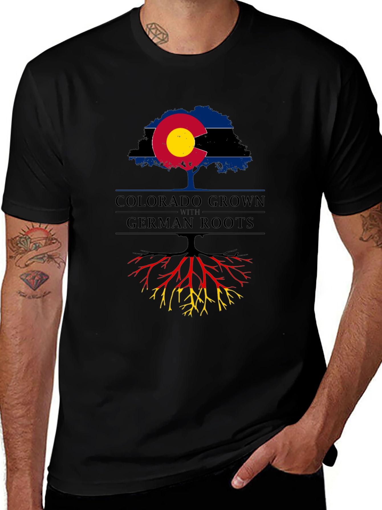 Colorado Grown With German Roots T-Shirt
