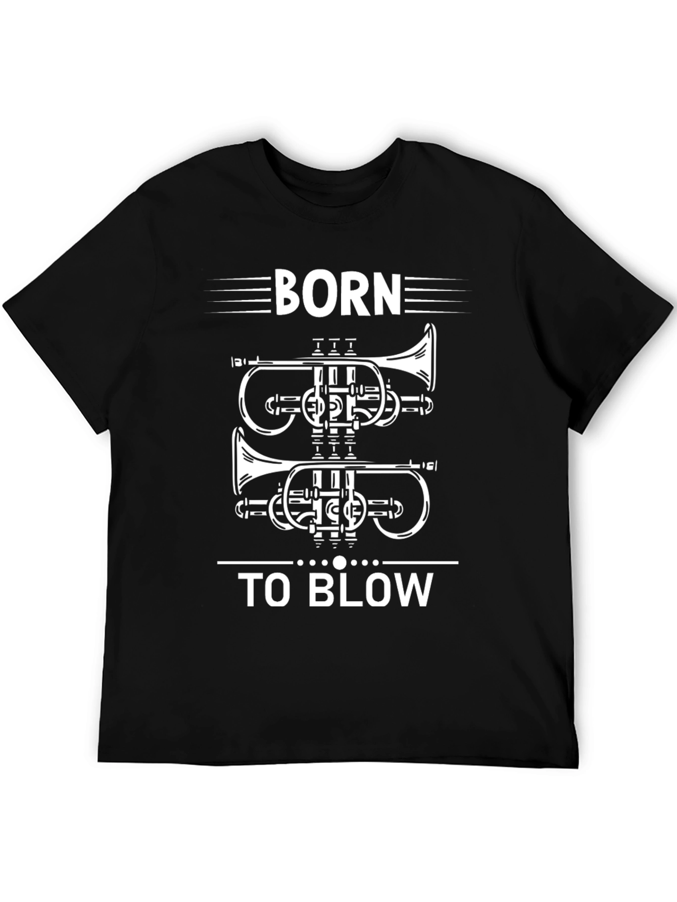 Born To Blow Trumpet Graphic T-Shirt