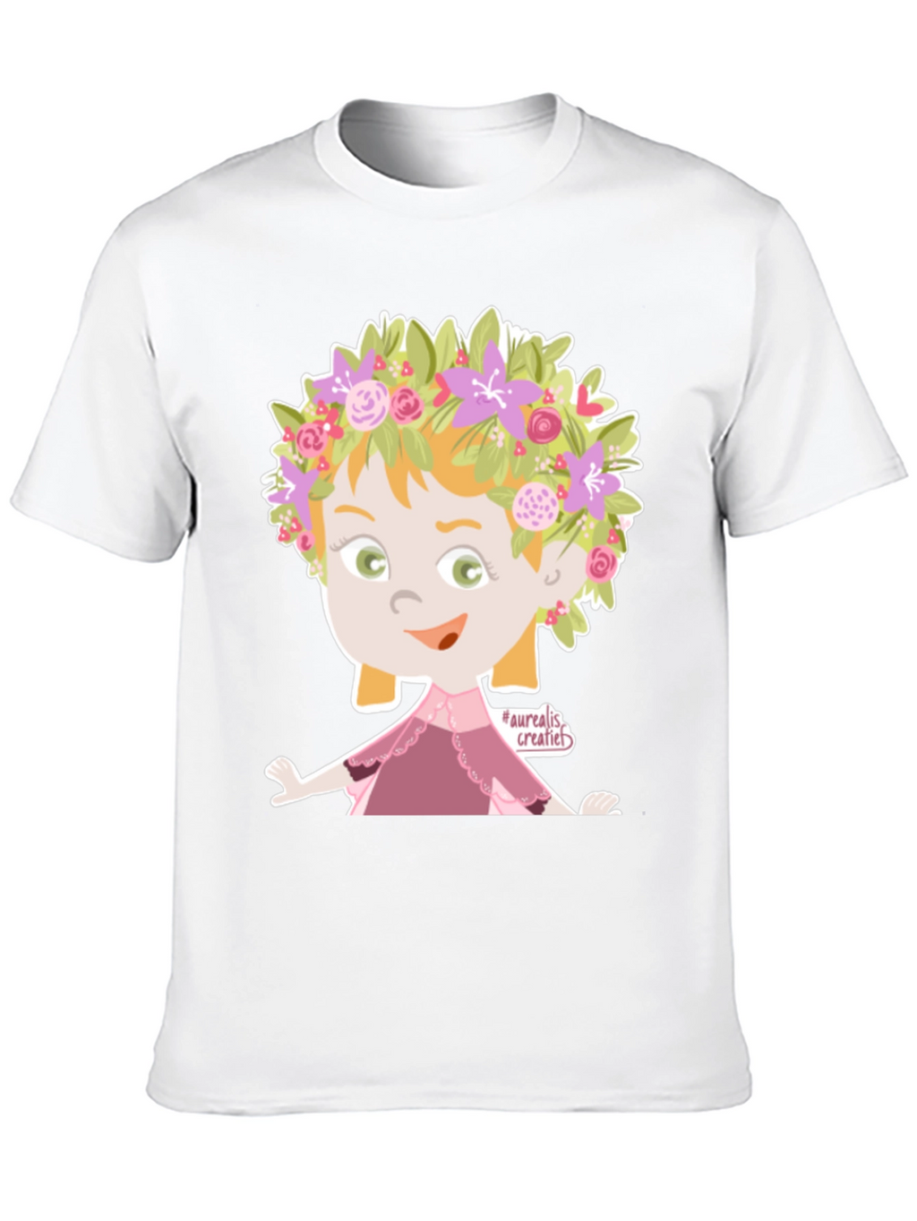 Floral Fairy Graphic T-Shirt - Unique Design