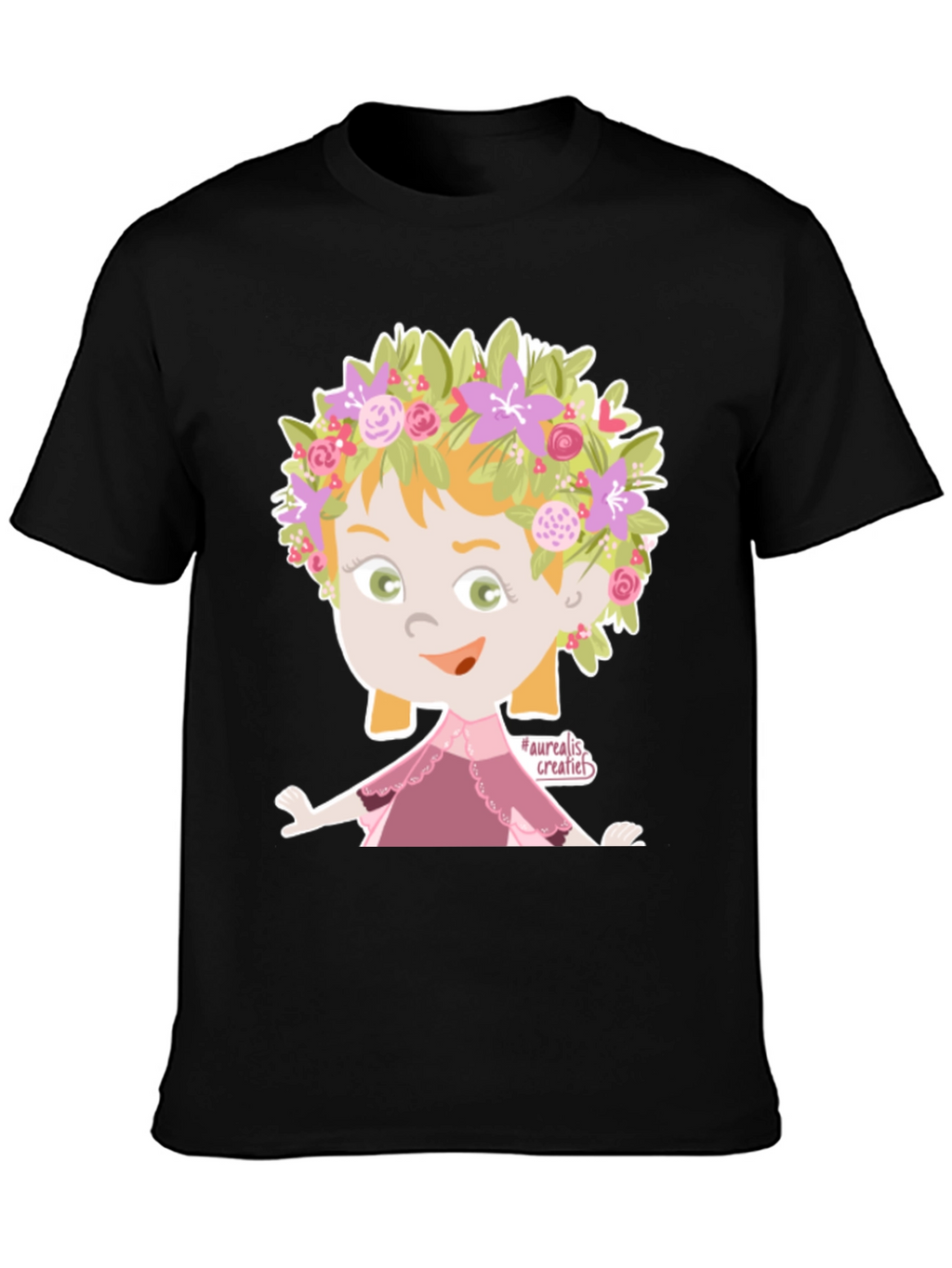 Floral Fairy Graphic T-Shirt - Unique Design