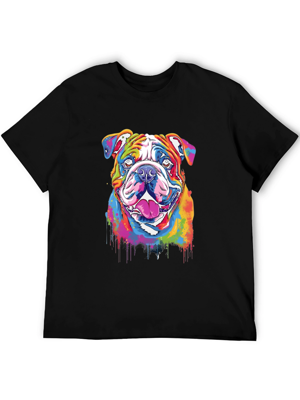 Rainbow Bulldog Graphic Tee
