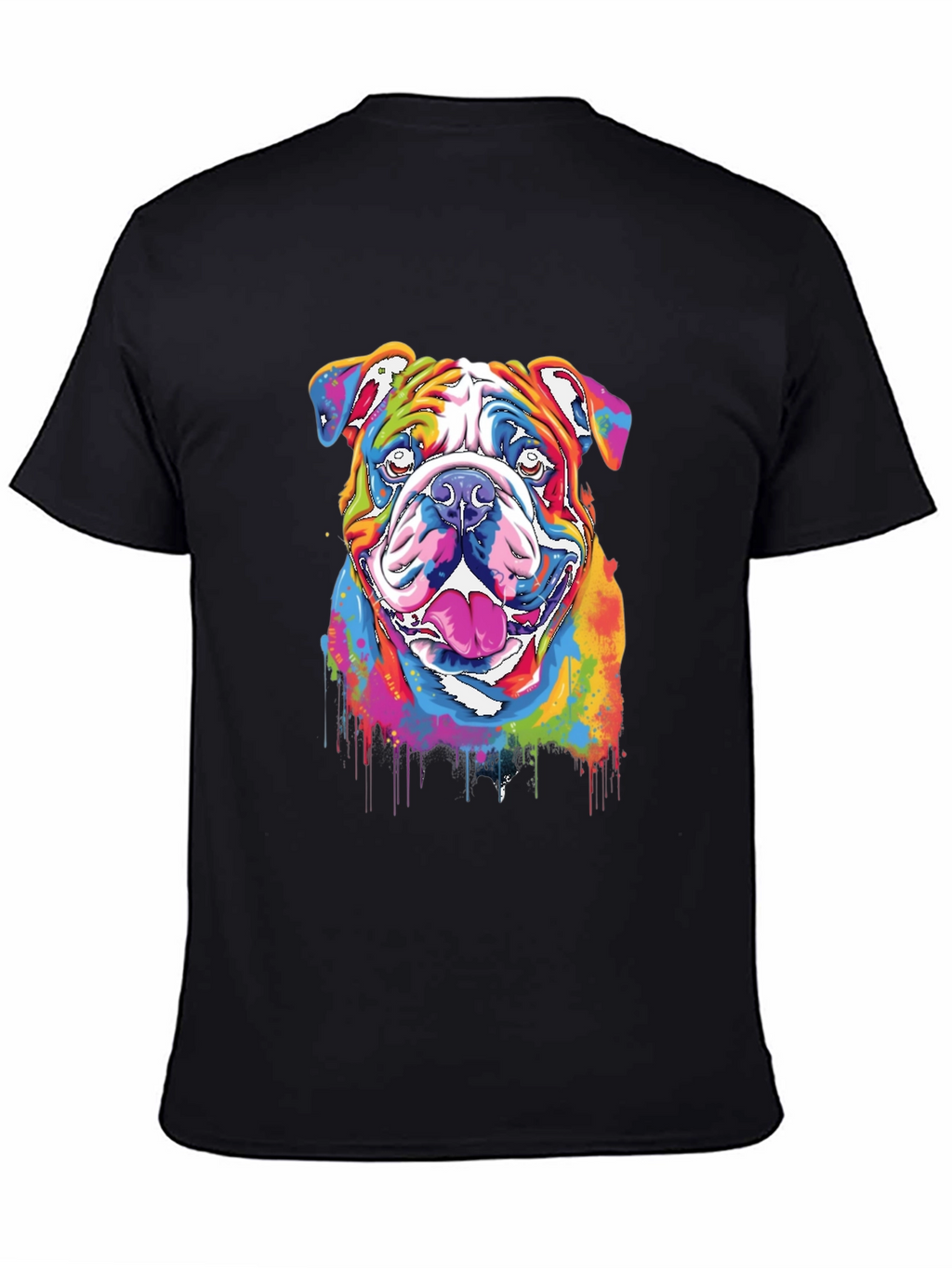 Rainbow Bulldog Graphic Tee