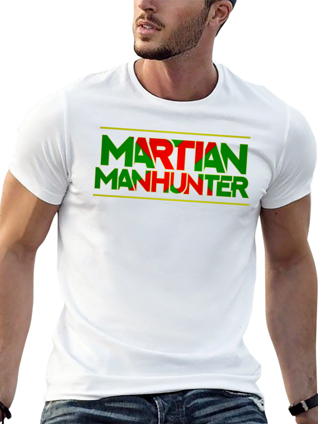 Martian Manhunter T-Shirt - Retro Comic Style