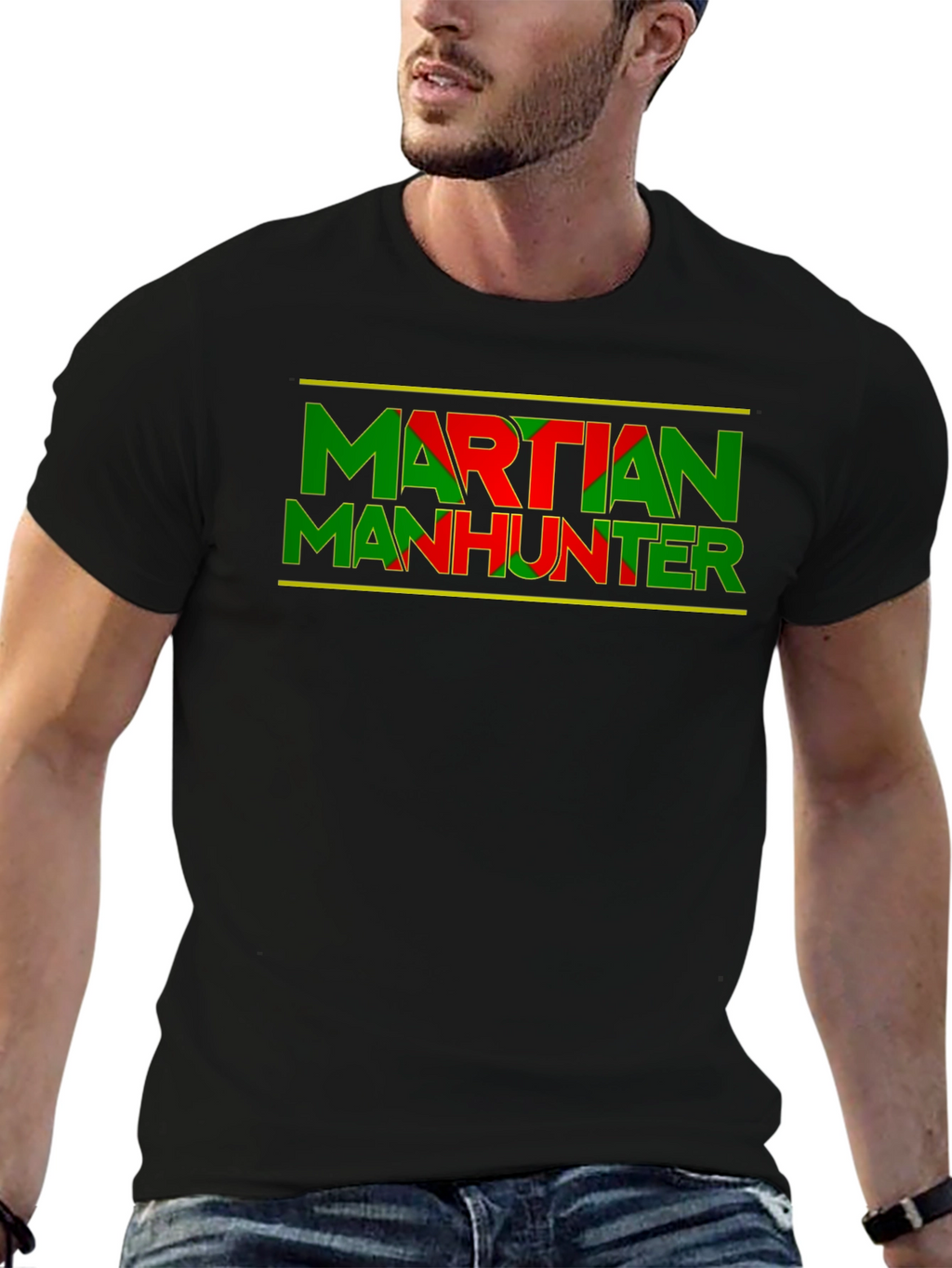 Martian Manhunter T-Shirt - Retro Comic Style