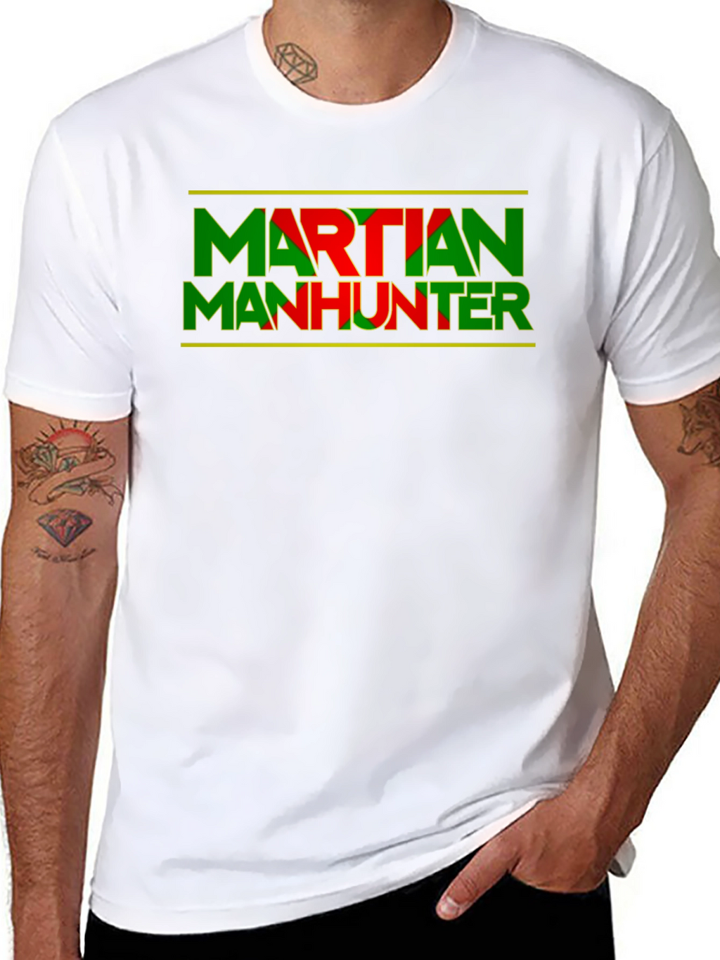 Martian Manhunter T-Shirt - Retro Comic Style