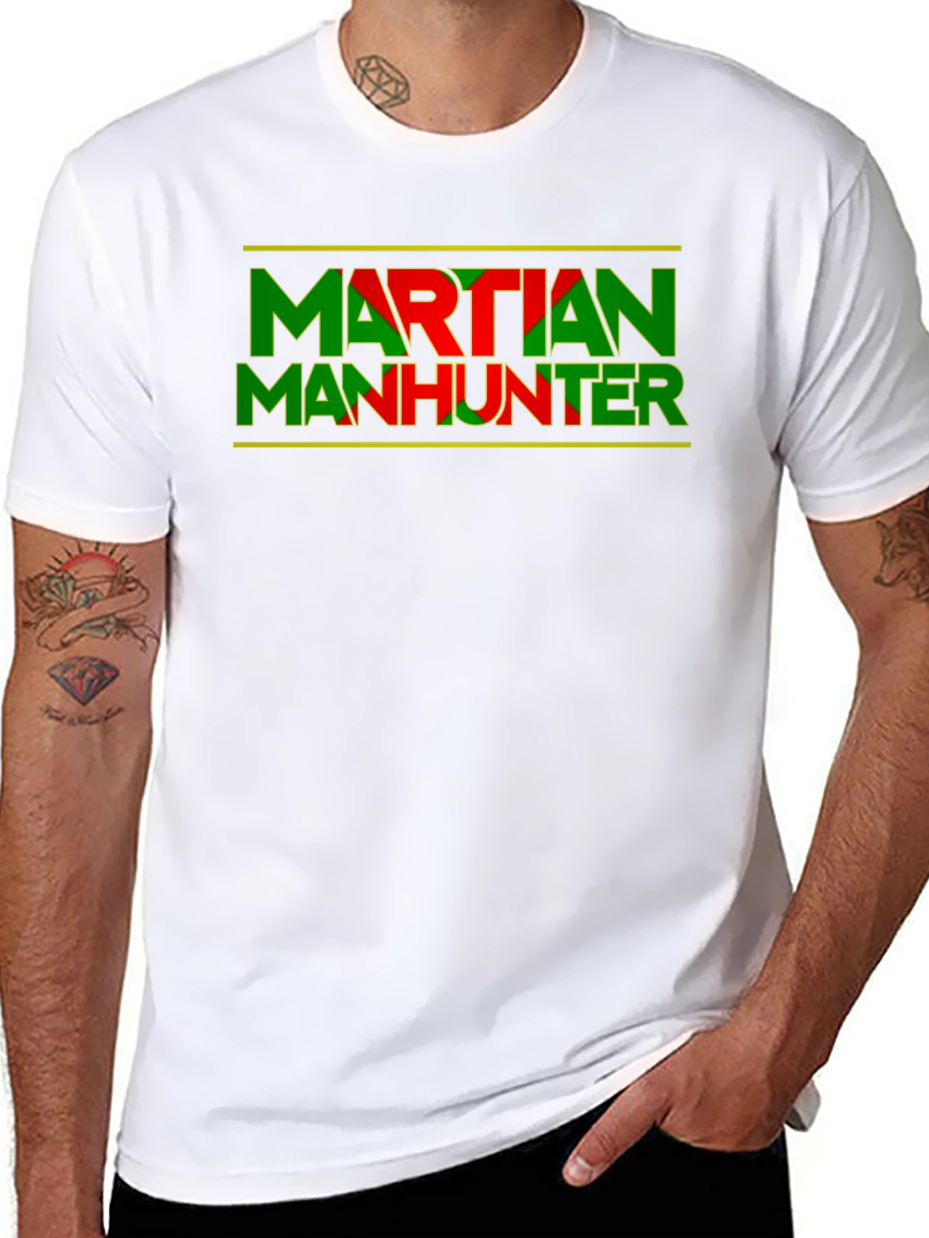 Martian Manhunter T-Shirt - Retro Comic Style