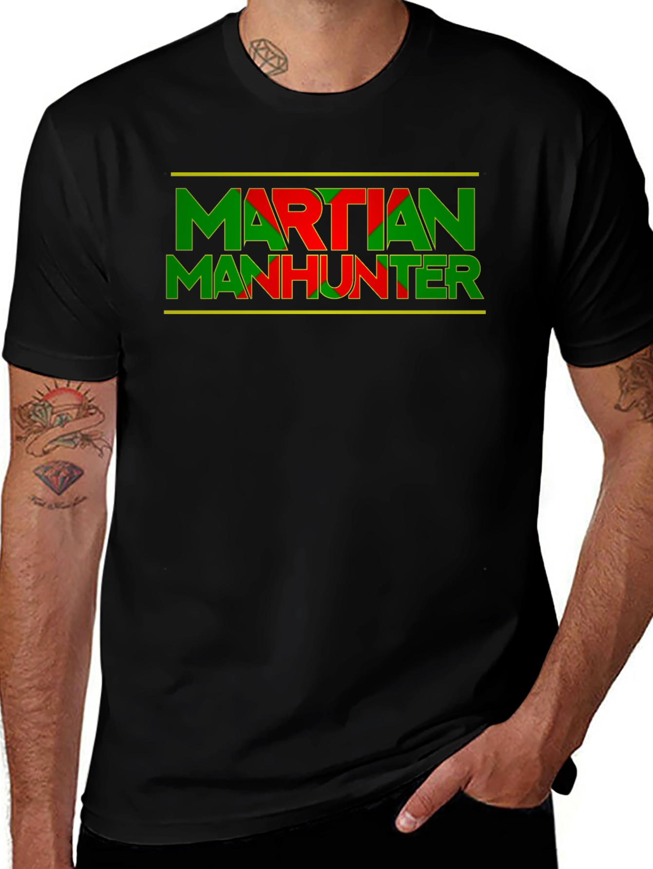 Martian Manhunter T-Shirt - Retro Comic Style