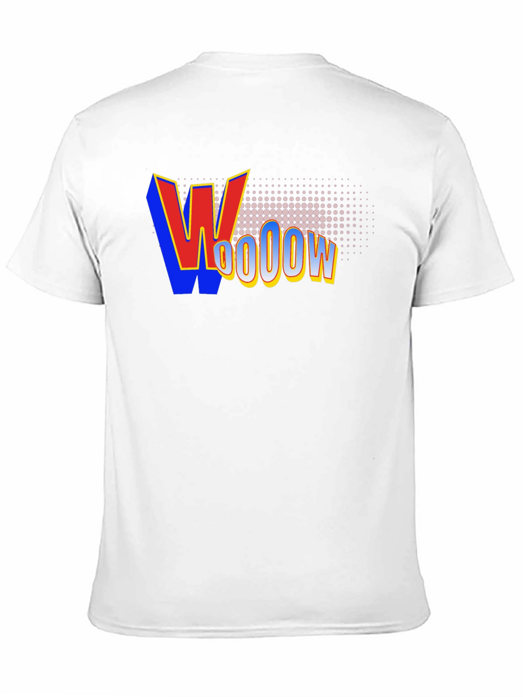 Woow Comic Style Graphic T-Shirt
