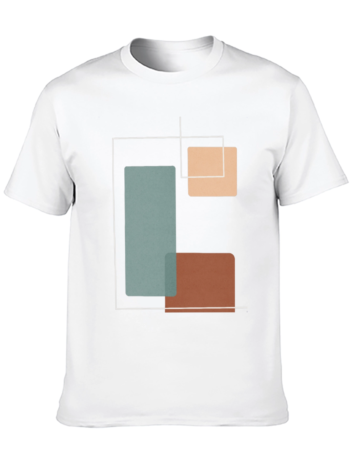 Geometric Black T-Shirt