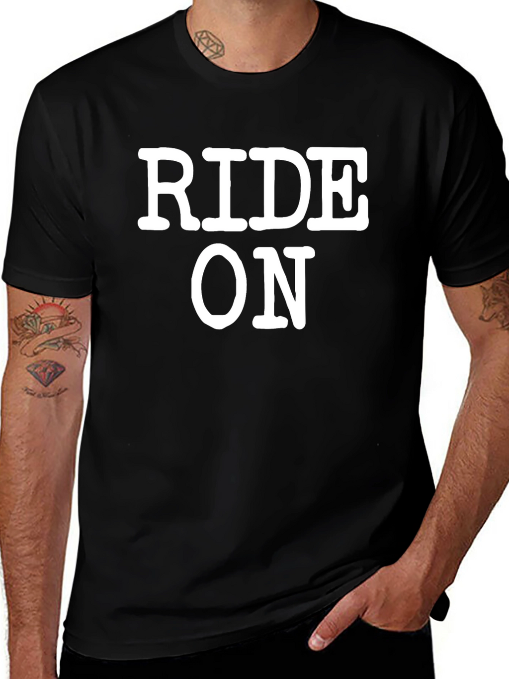 Ride On Graphic Tee - Bold Statement T-Shirt