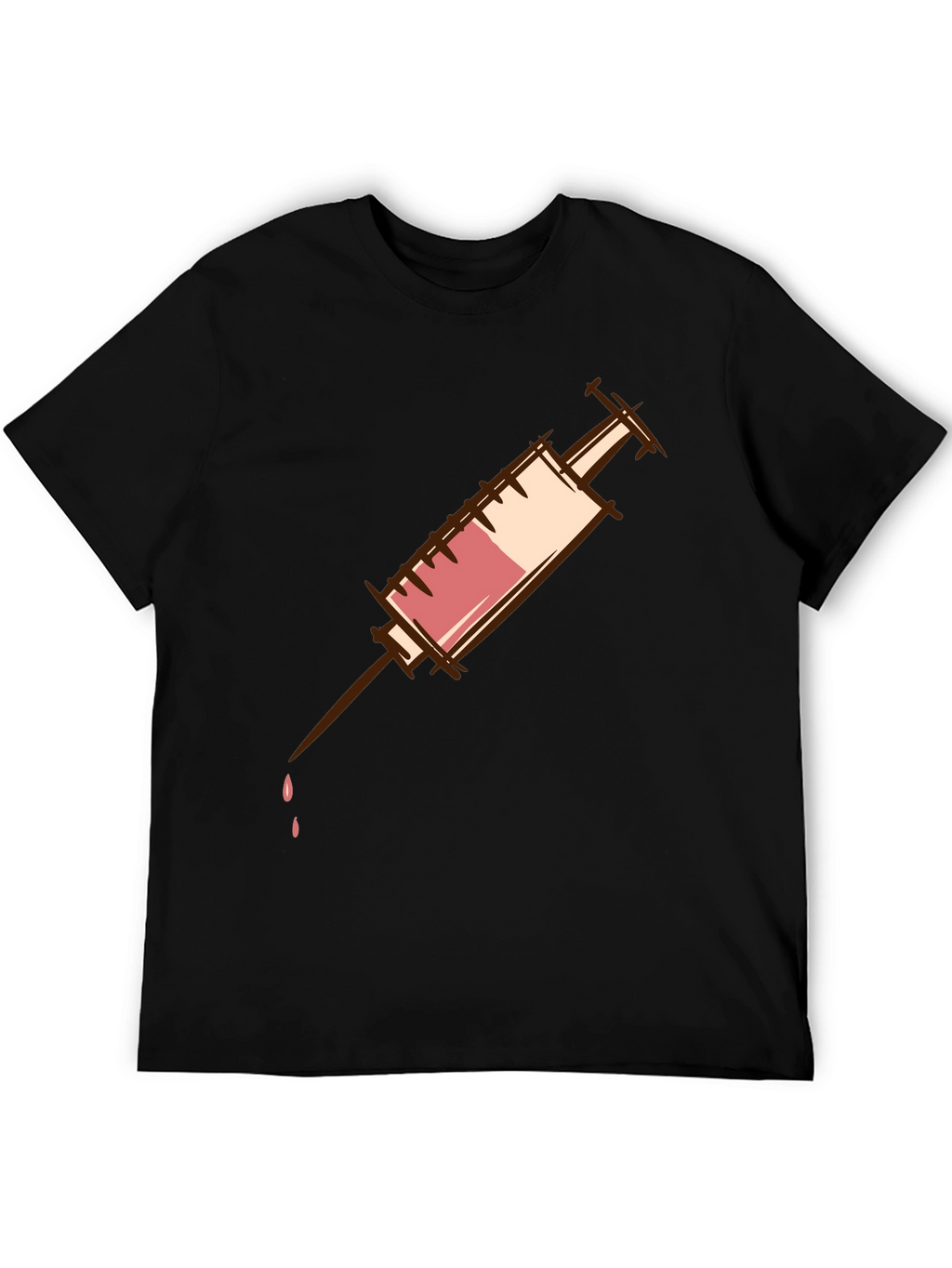 Syringe Graphic T-Shirt - Unisex Cotton Tee
