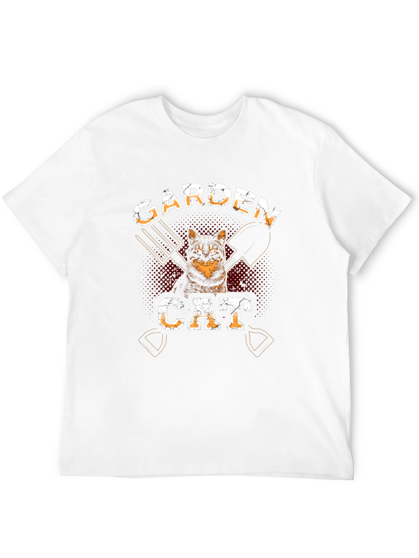 Garden Cat Graphic T-Shirt