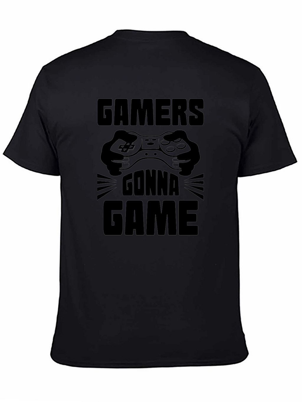 Gamers Gonna Game Black Graphic Tee