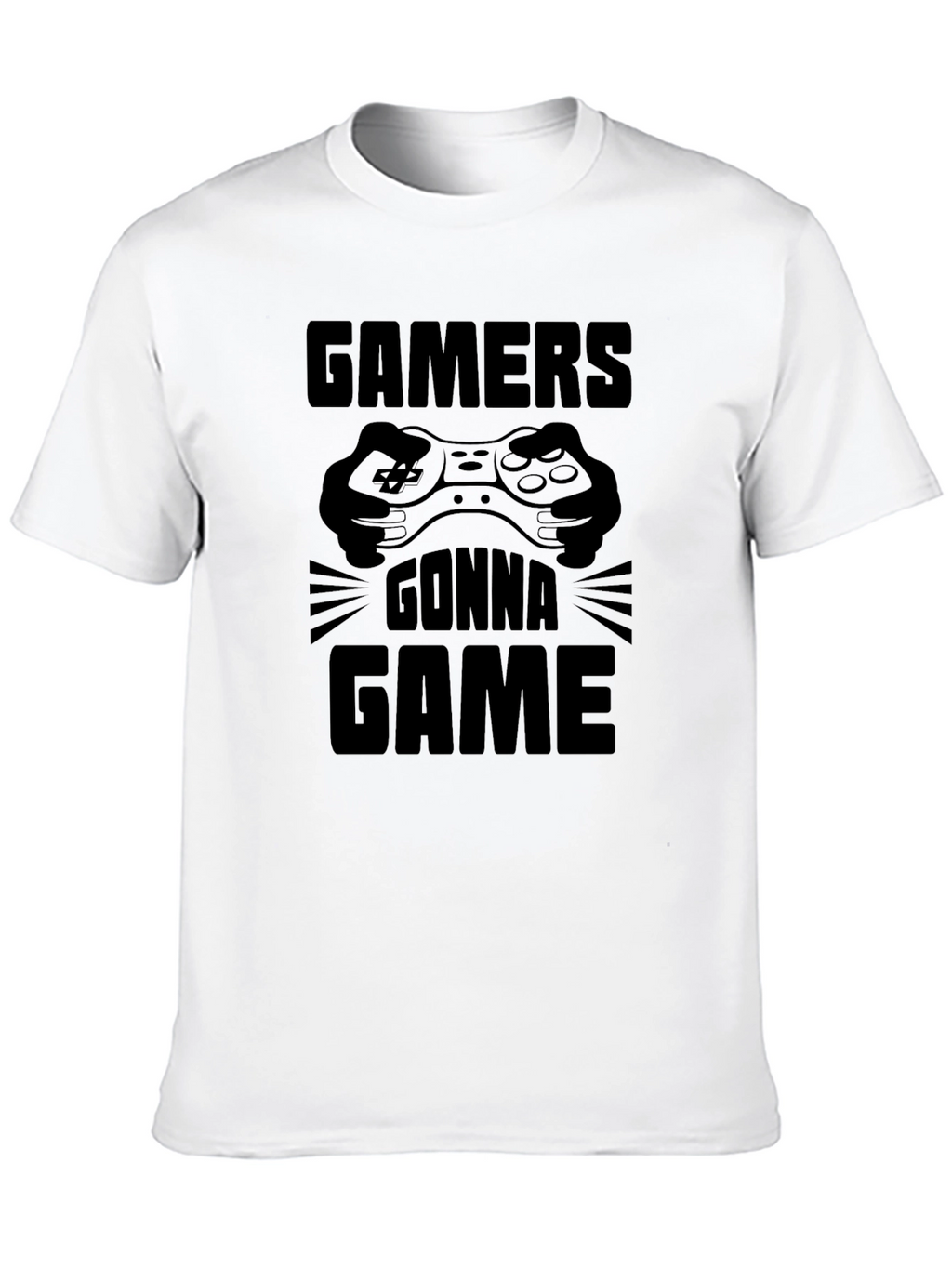 Gamers Gonna Game Black Graphic Tee
