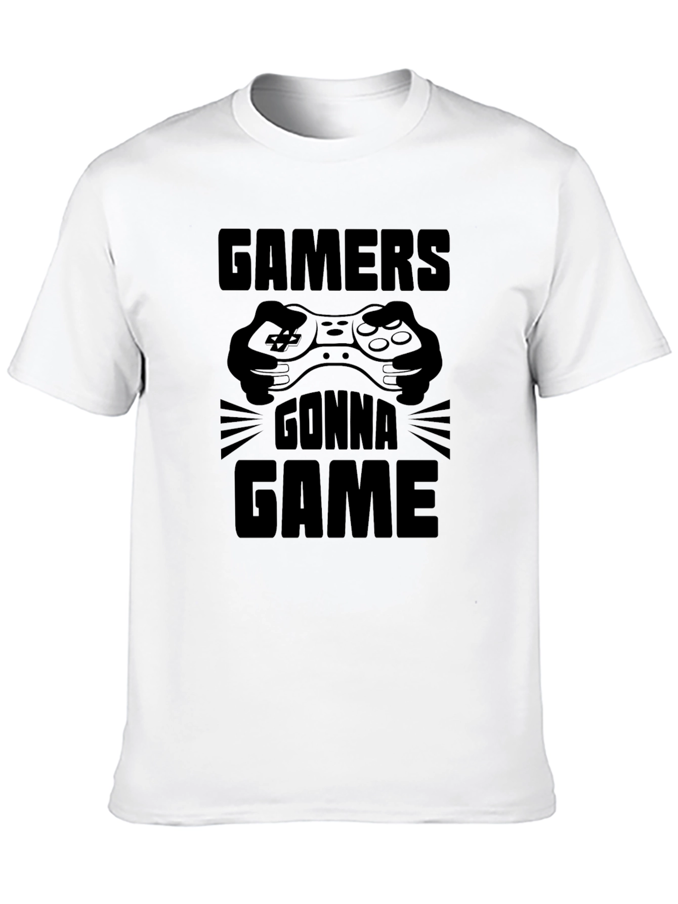 Gamers Gonna Game Black Graphic Tee