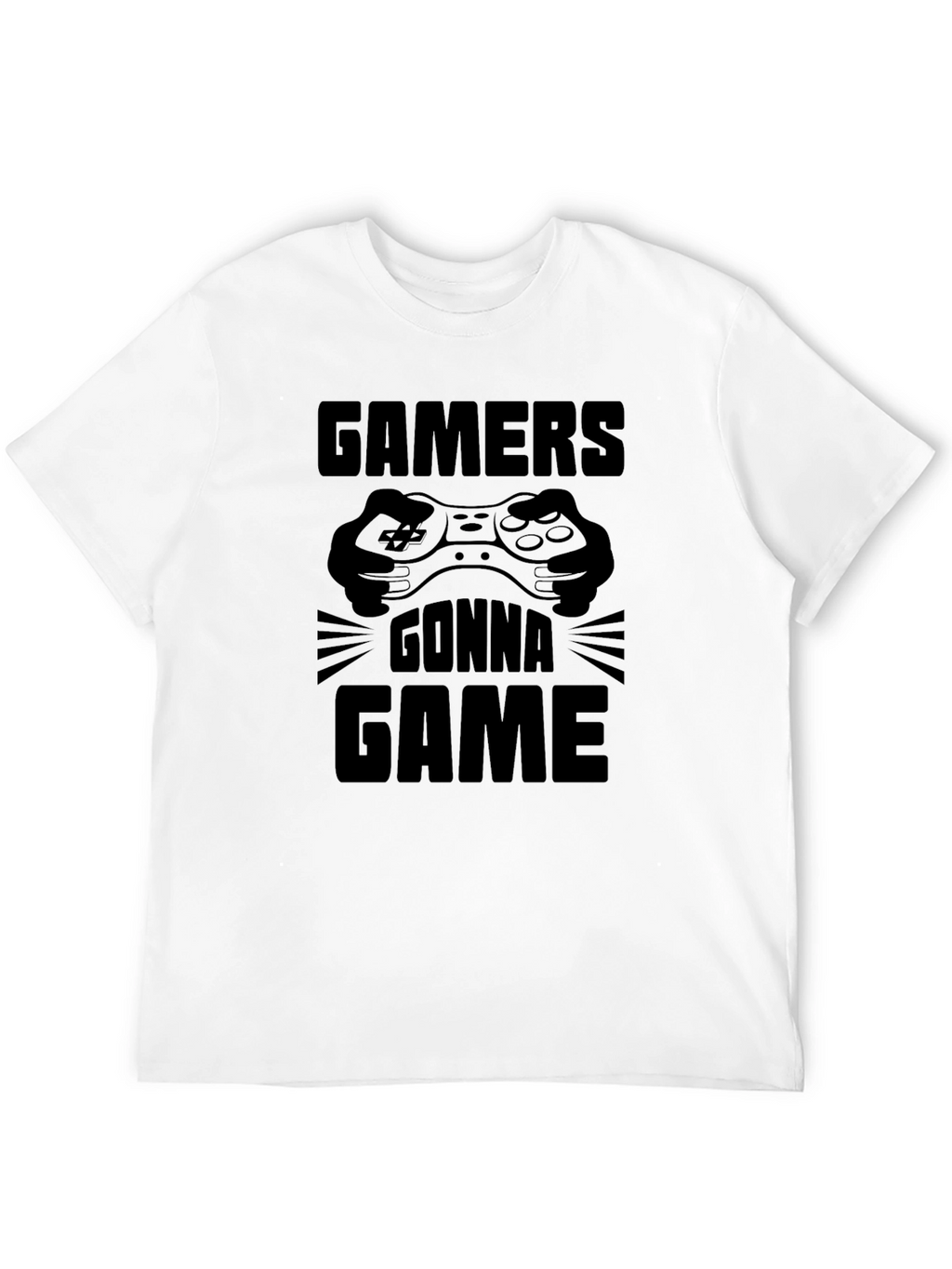 Gamers Gonna Game Black Graphic Tee