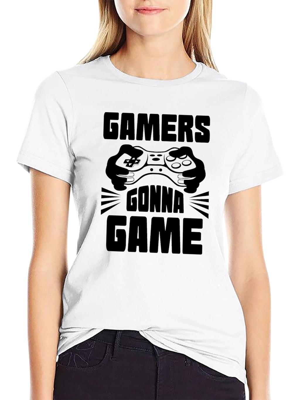 Gamers Gonna Game Black Graphic Tee