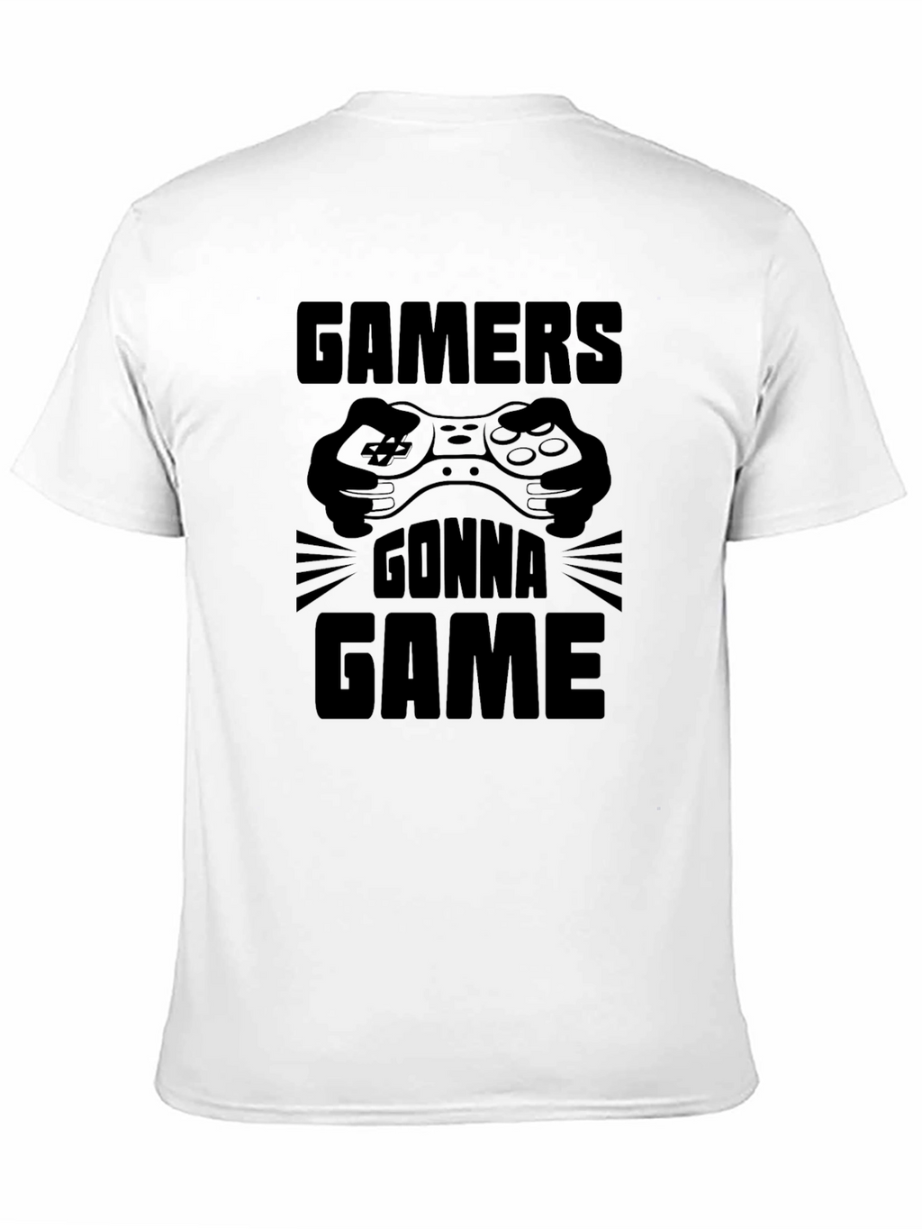 Gamers Gonna Game Black Graphic Tee
