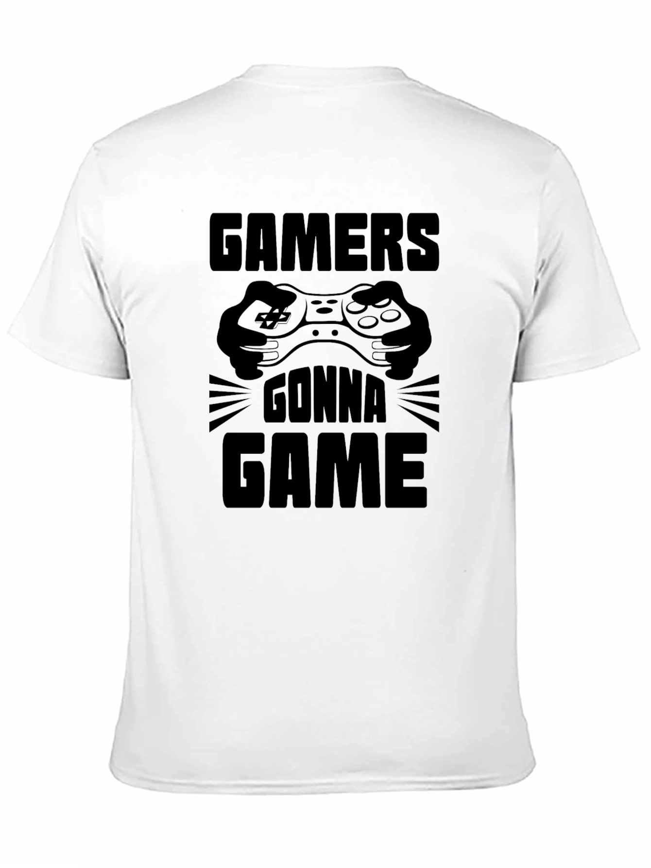 Gamers Gonna Game Black Graphic Tee