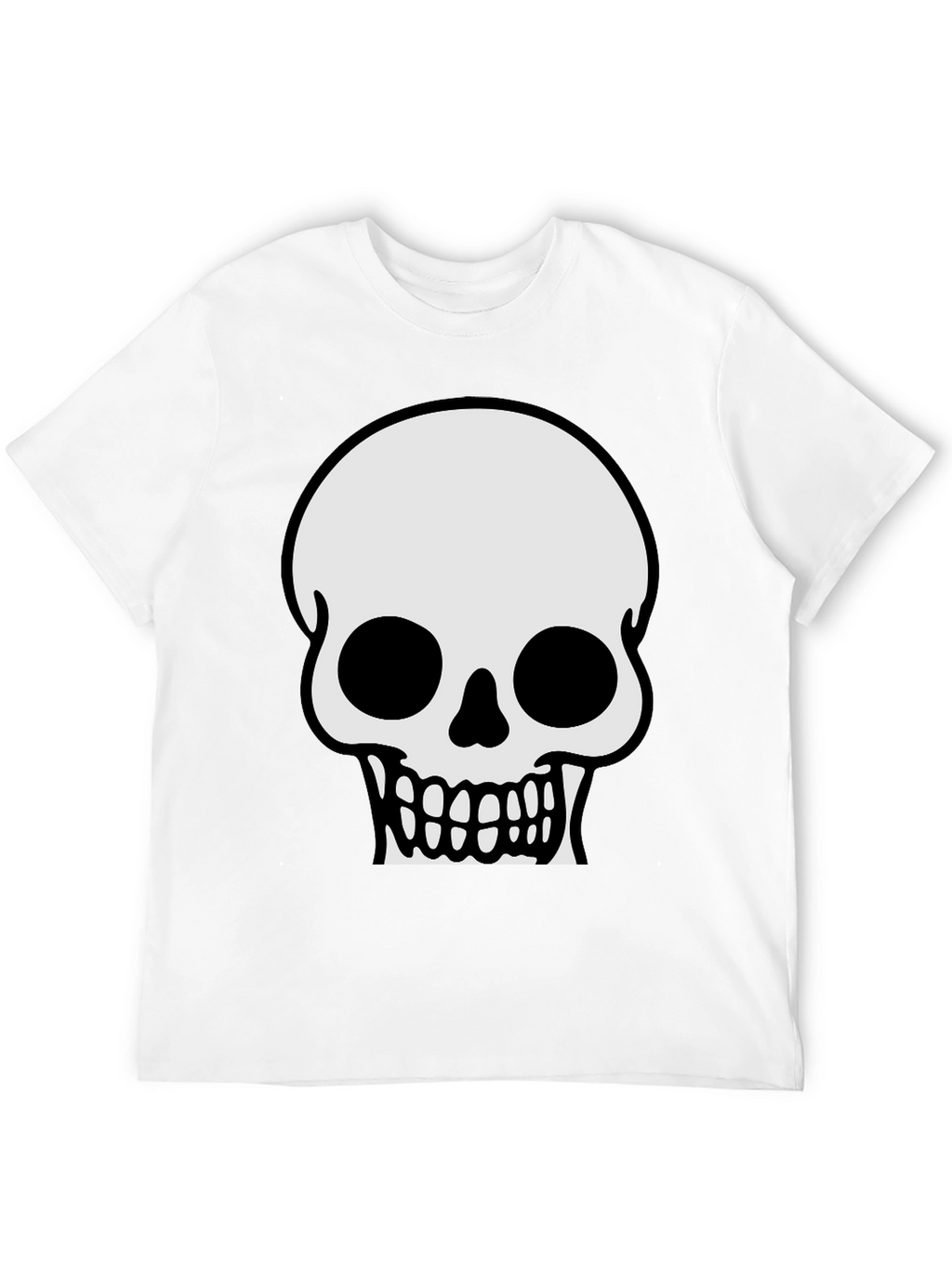 Skull Graphic T-Shirt - Classic Halloween Tee