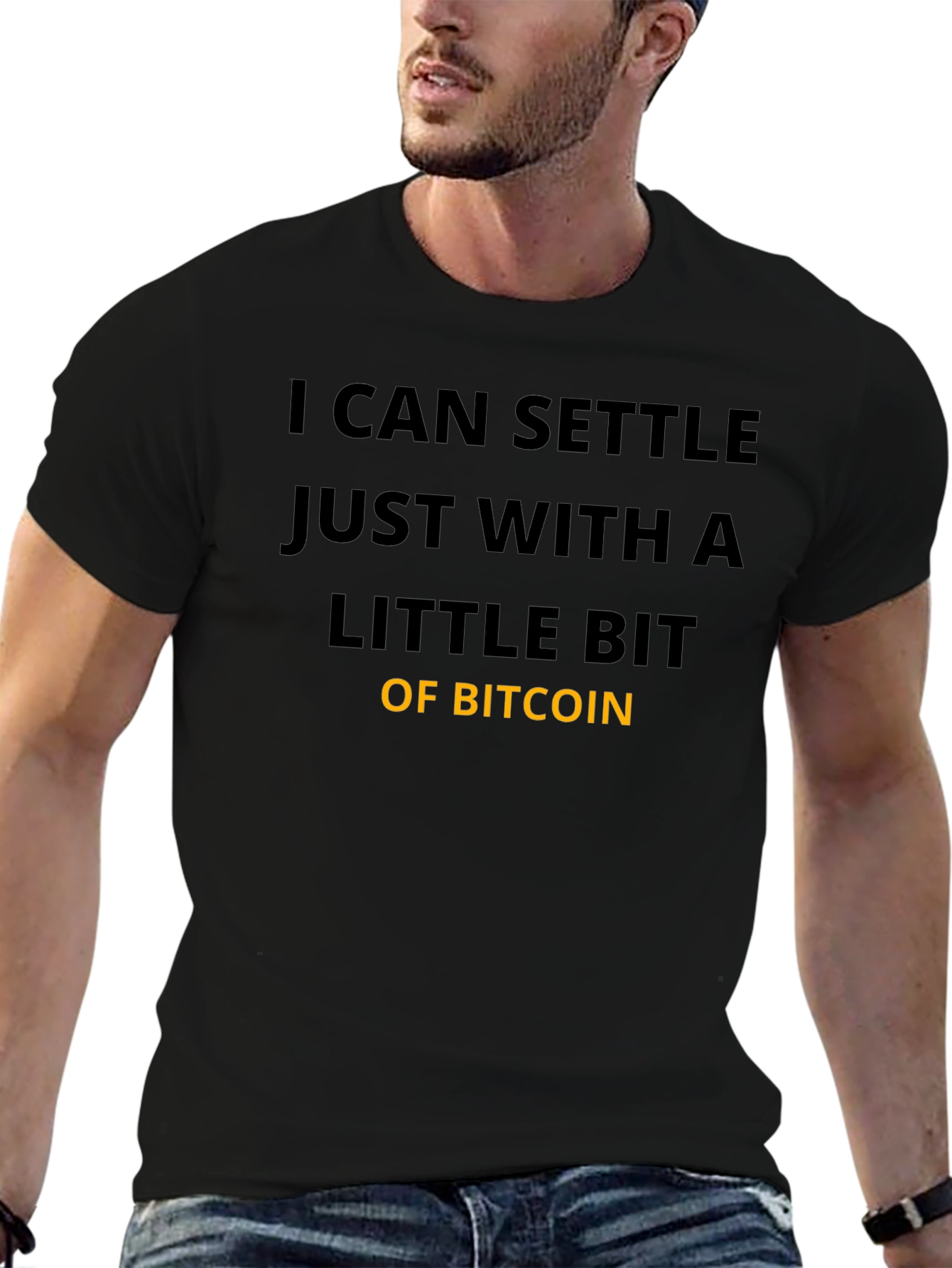 Bitcoin Settle T-Shirt - Crypto Fan Apparel
