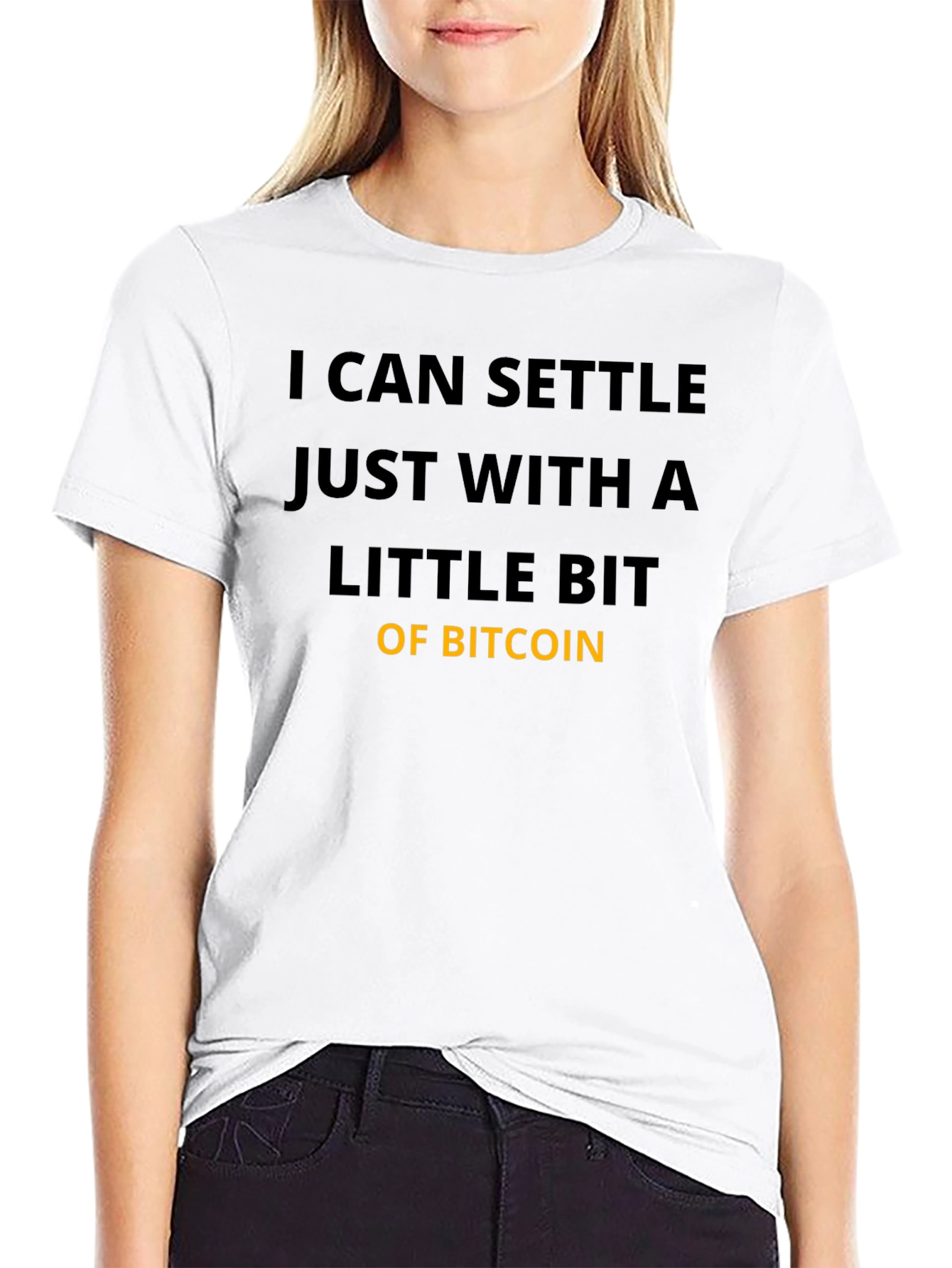 Bitcoin Settle T-Shirt - Crypto Fan Apparel