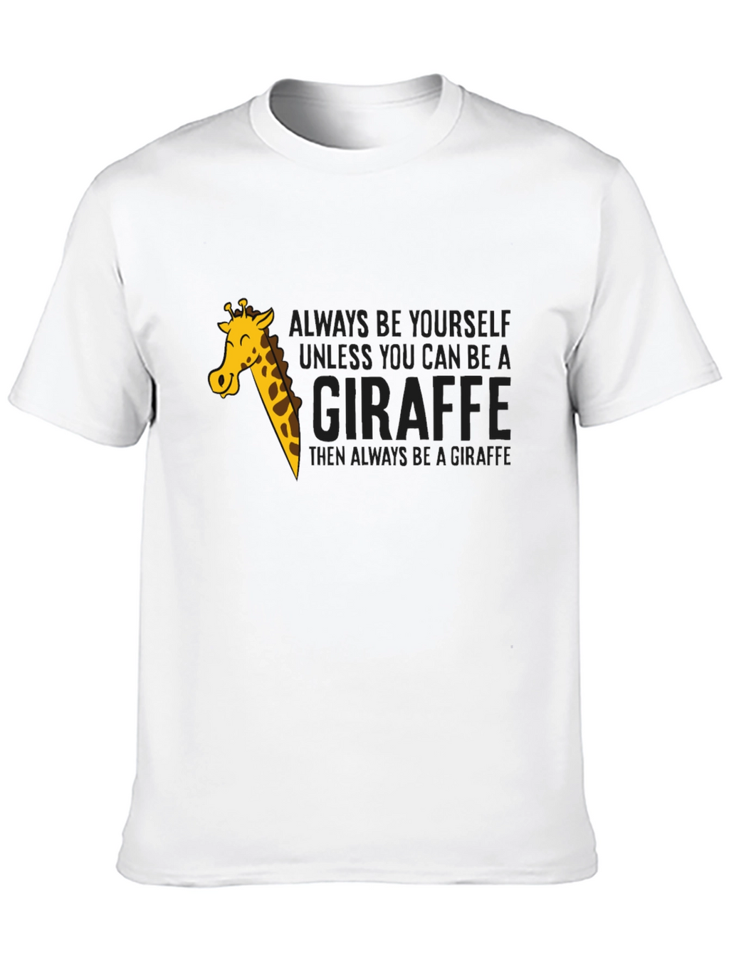 Giraffe Graphic T-Shirt - Funny Animal Lover Tee