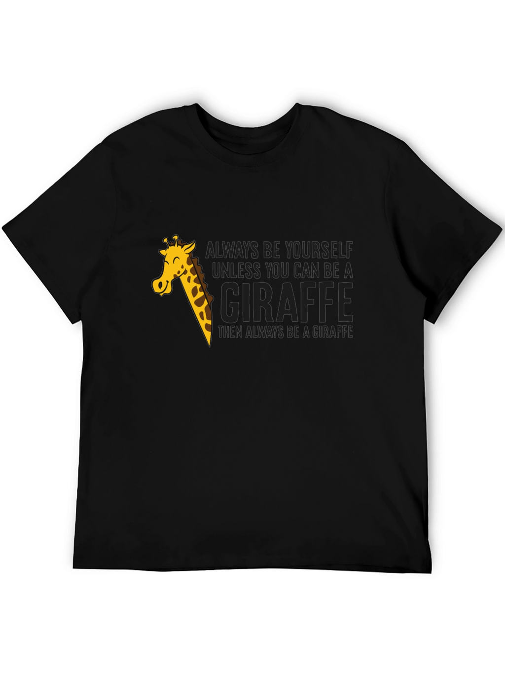 Giraffe Graphic T-Shirt - Funny Animal Lover Tee