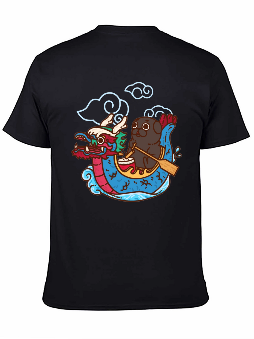 Dragon Boat Festival Pug T-Shirt