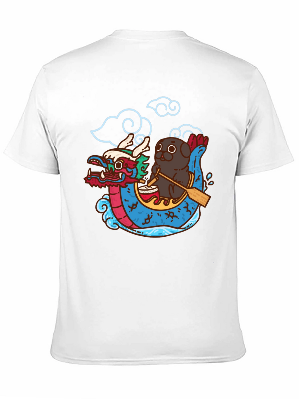 Dragon Boat Festival Pug T-Shirt