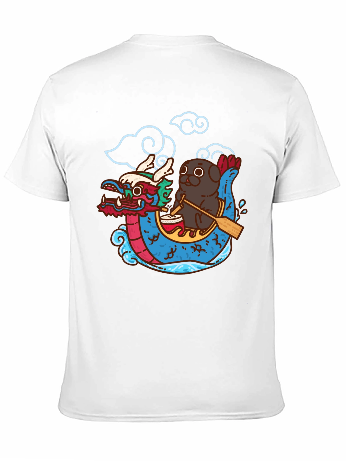 Dragon Boat Festival Pug T-Shirt