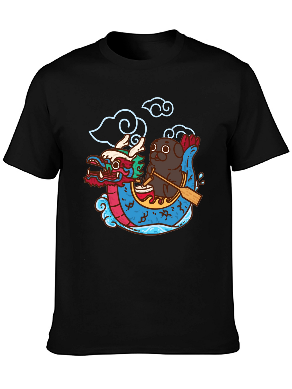 Dragon Boat Festival Pug T-Shirt