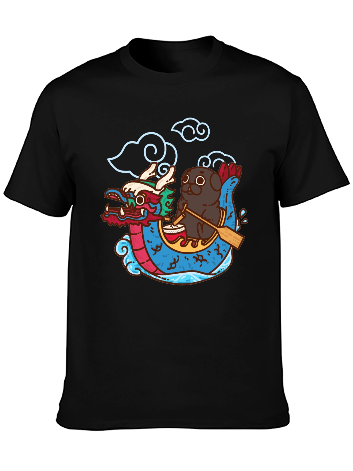 Dragon Boat Festival Pug T-Shirt