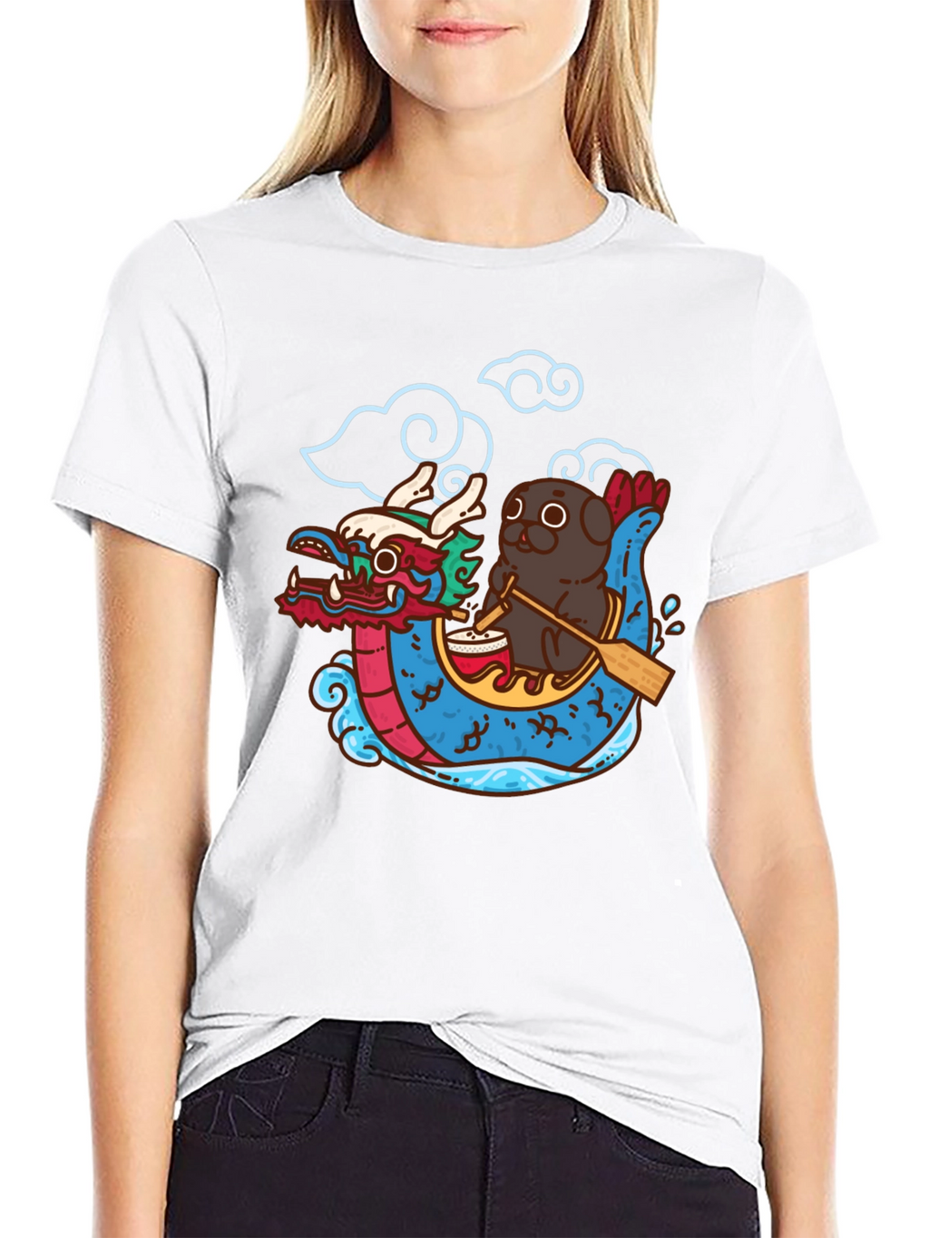 Dragon Boat Festival Pug T-Shirt