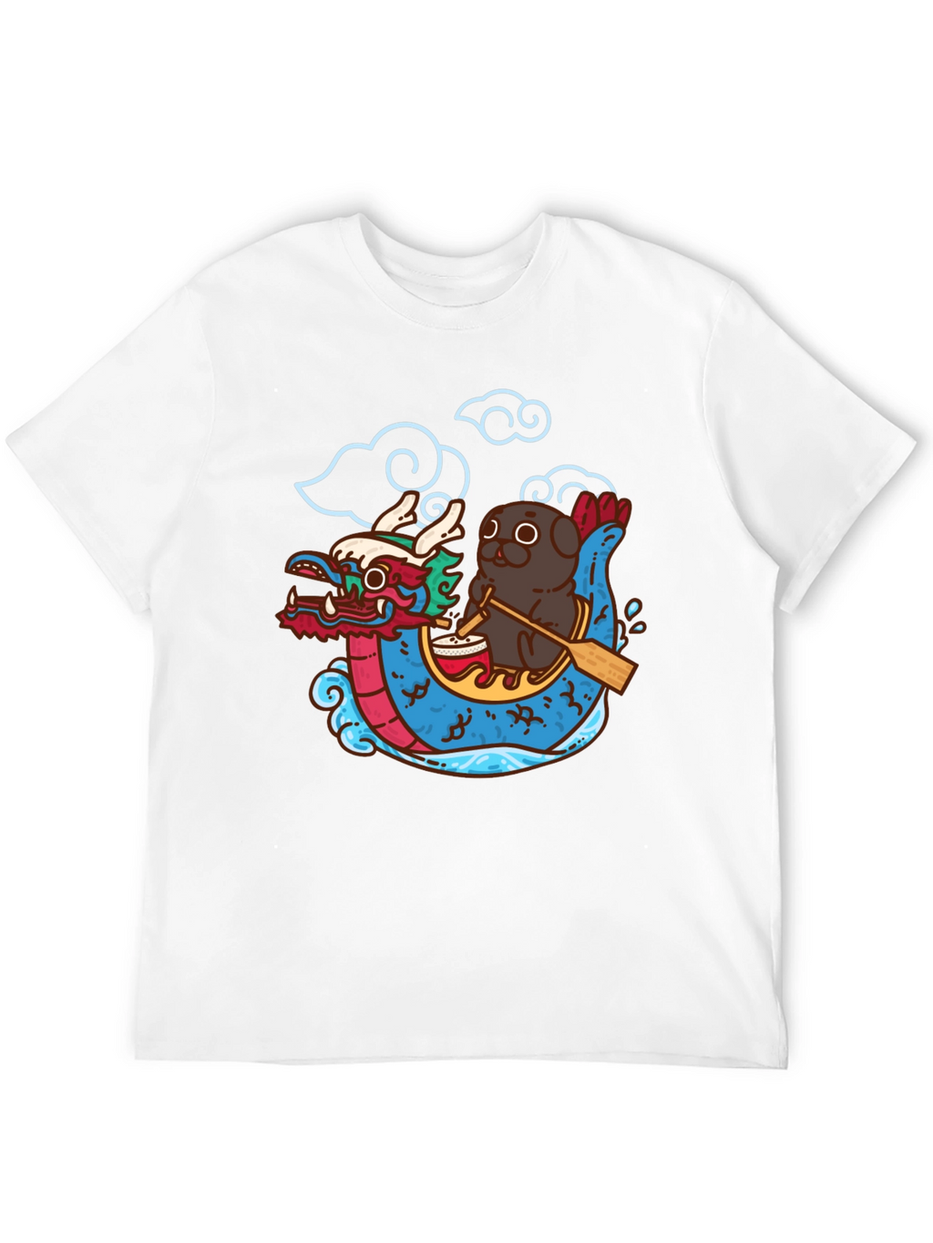 Dragon Boat Festival Pug T-Shirt