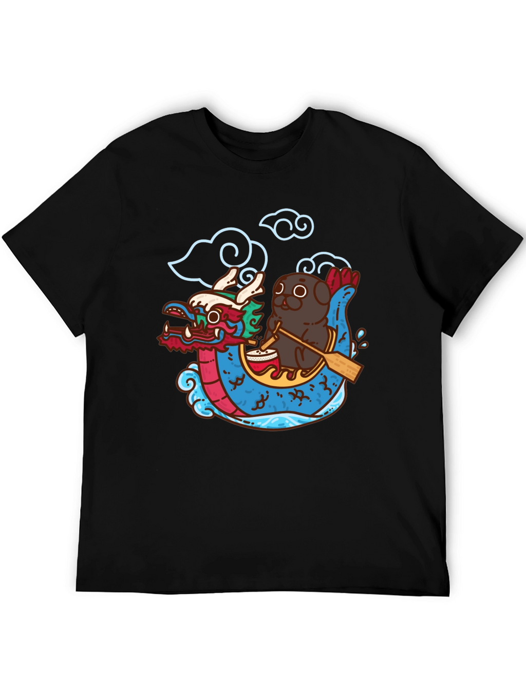 Dragon Boat Festival Pug T-Shirt