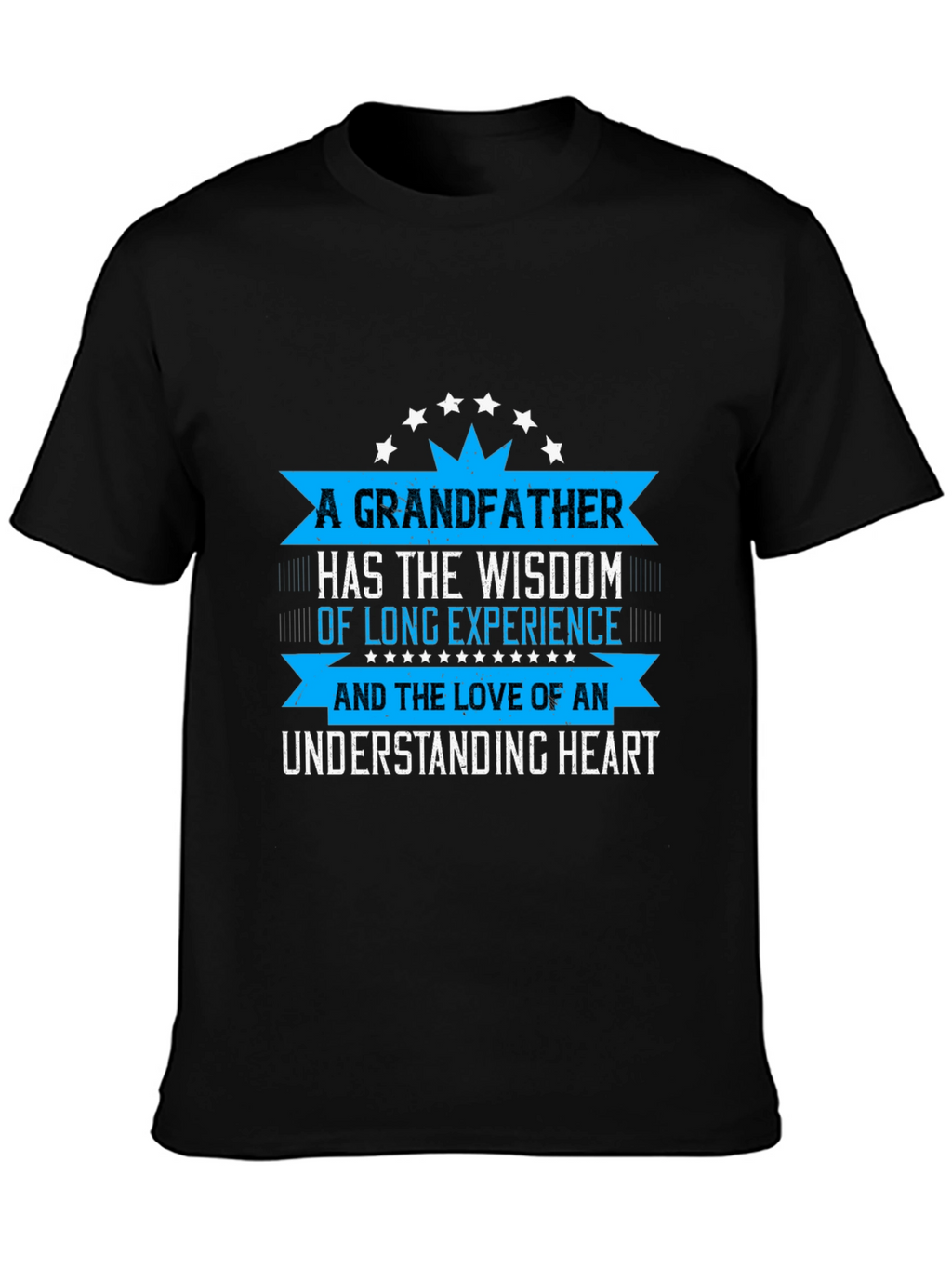 Grandfather Wisdom T-Shirt - Black