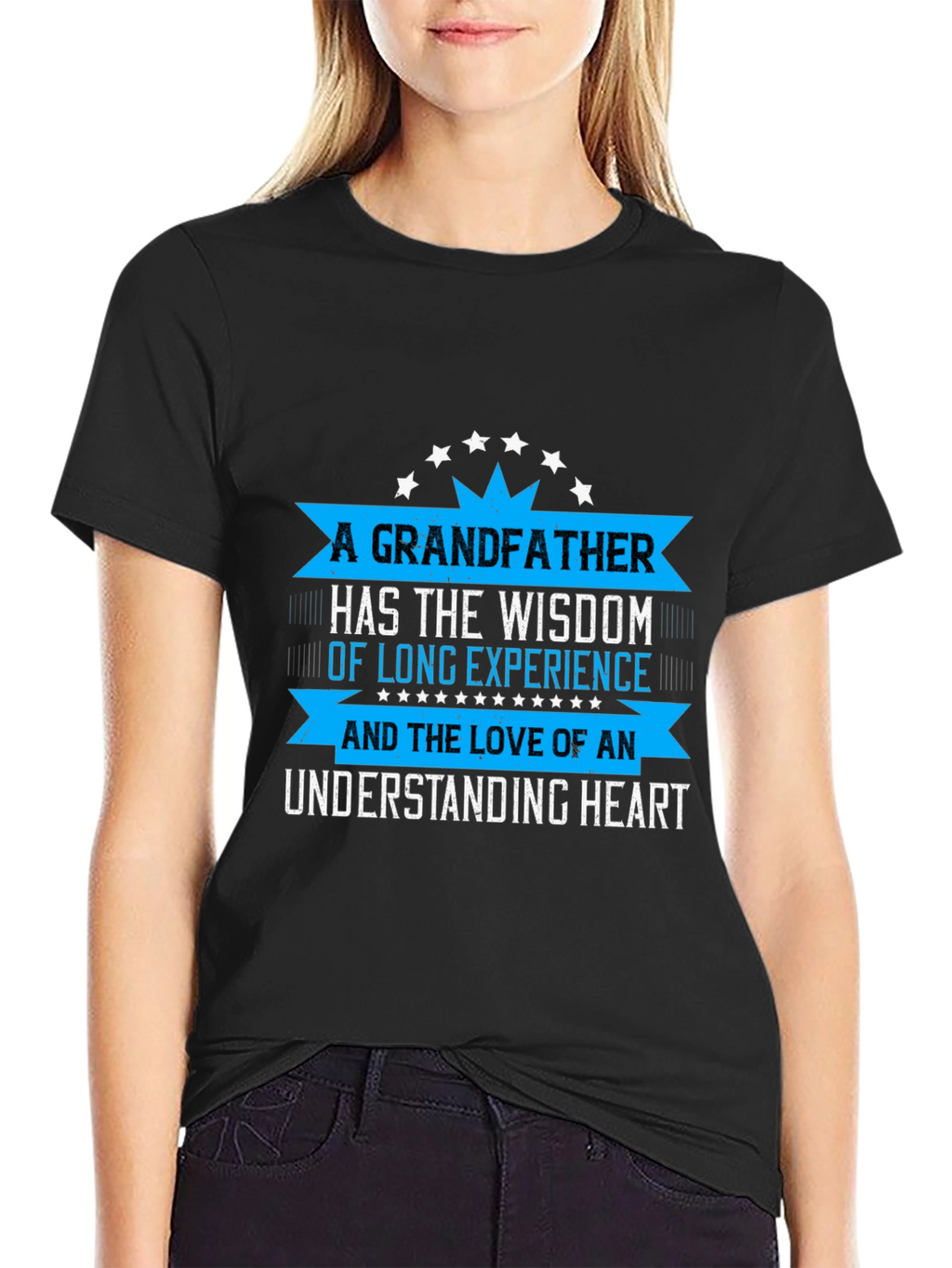 Grandfather Wisdom T-Shirt - Black