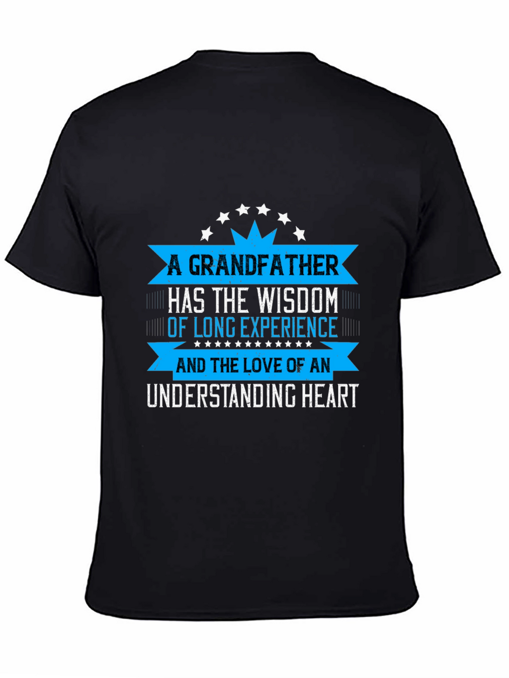 Grandfather Wisdom T-Shirt - Black
