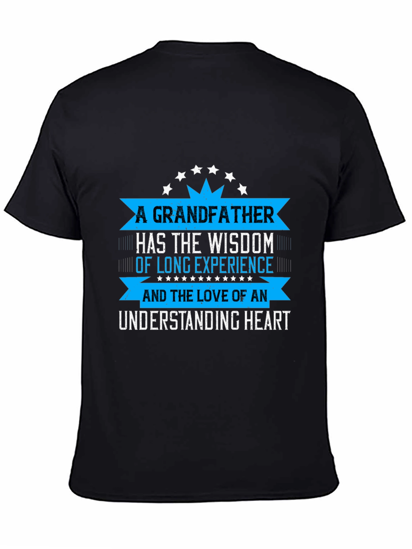 Grandfather Wisdom T-Shirt - Black