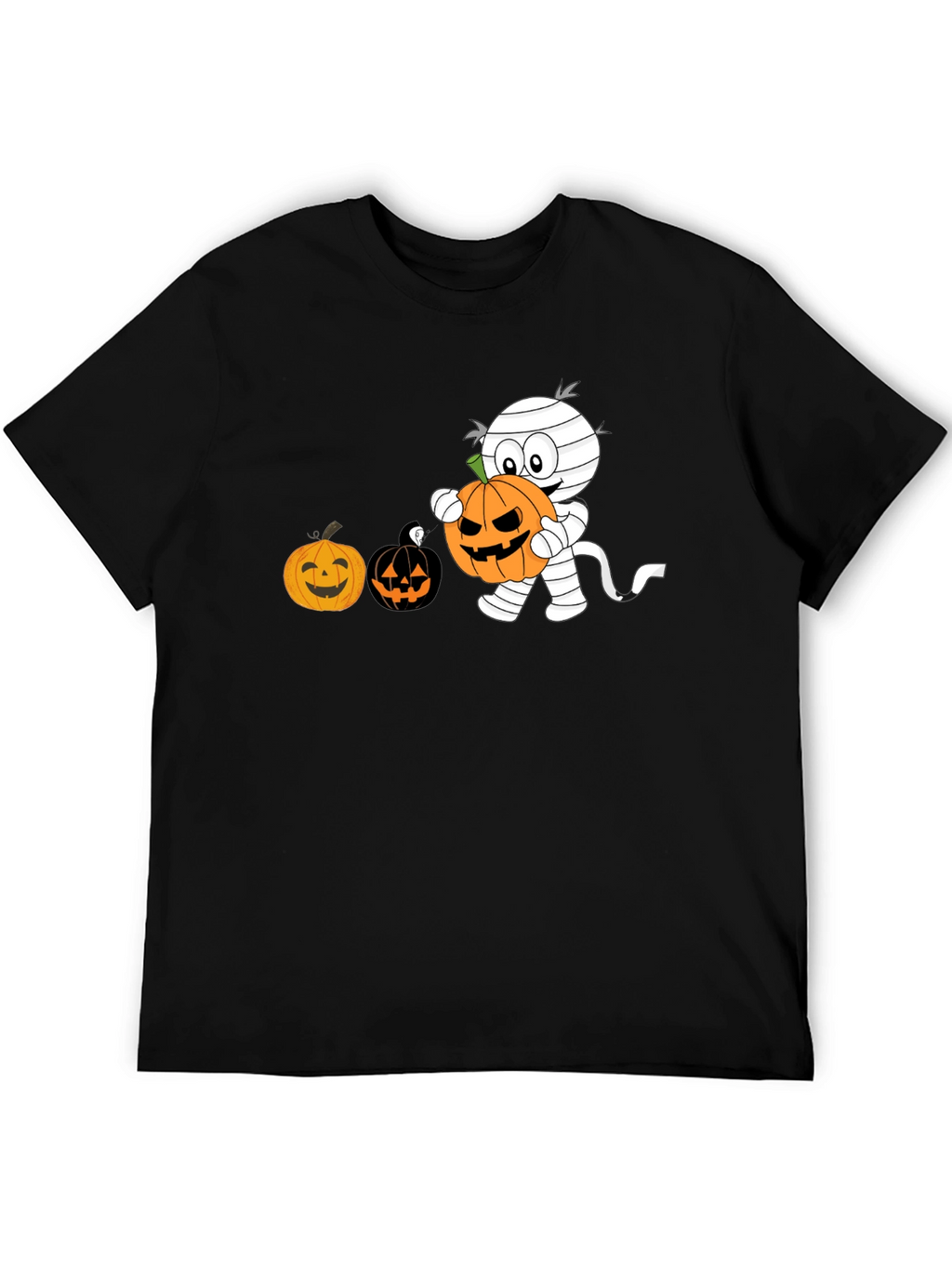Halloween Mummy Pumpkin T-Shirt