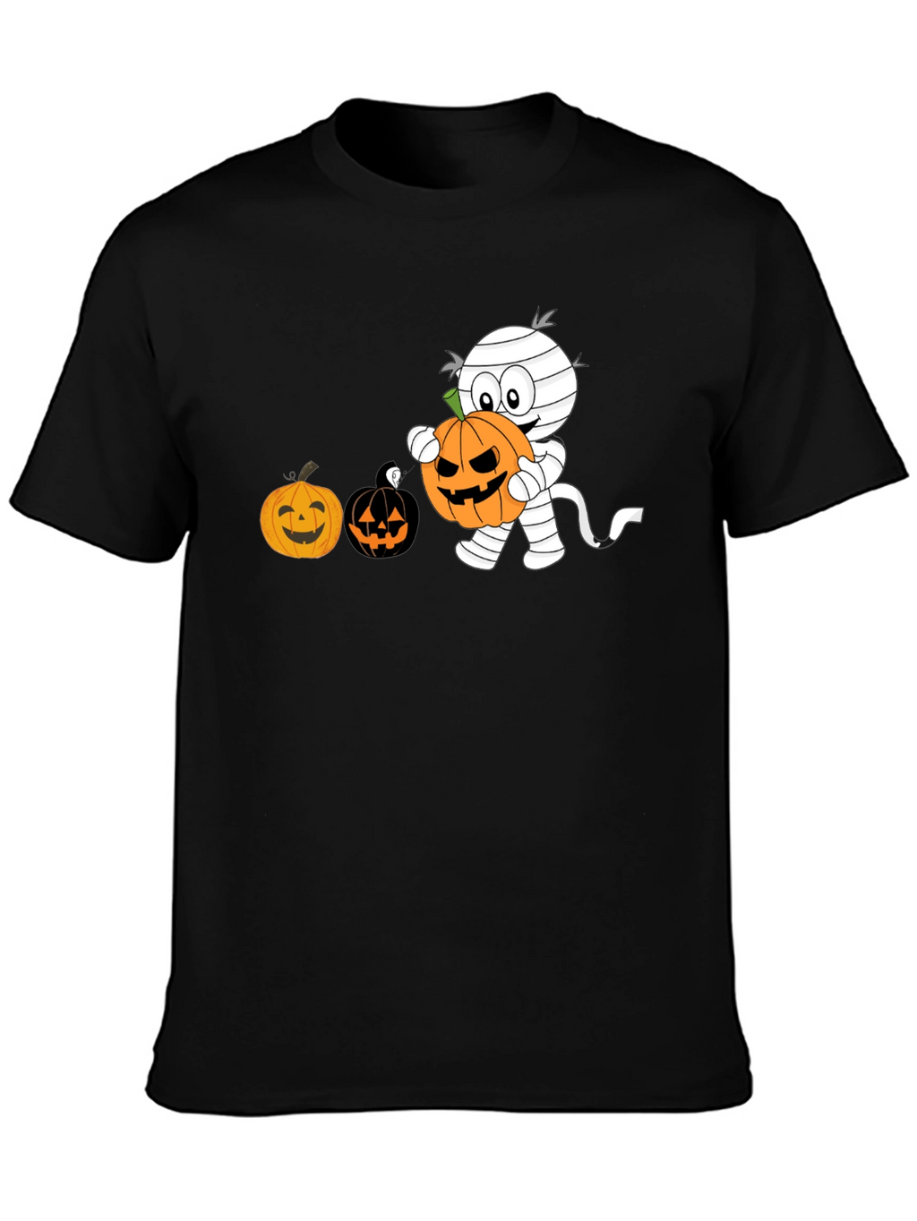 Halloween Mummy Pumpkin T-Shirt