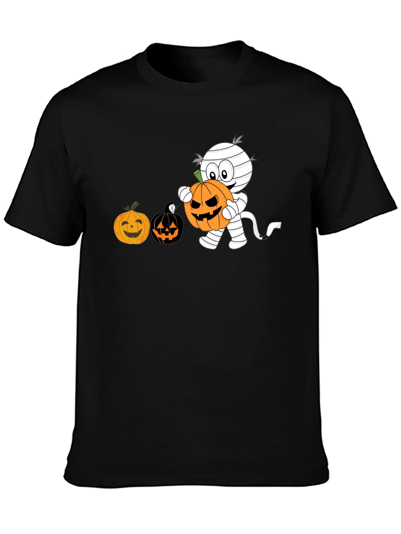 Halloween Mummy Pumpkin T-Shirt