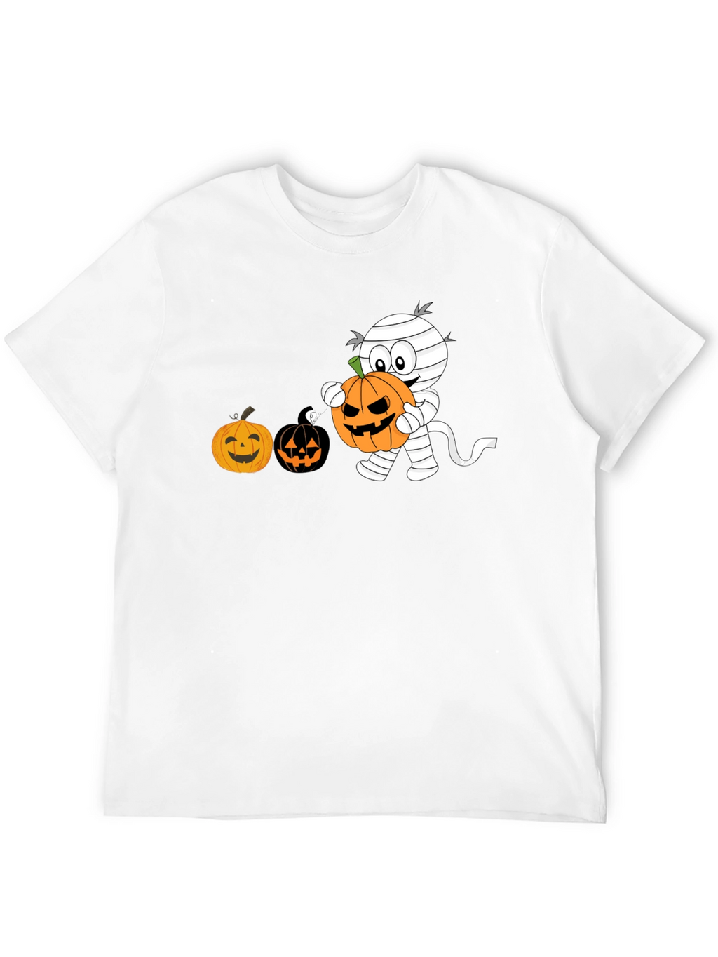 Halloween Mummy Pumpkin T-Shirt
