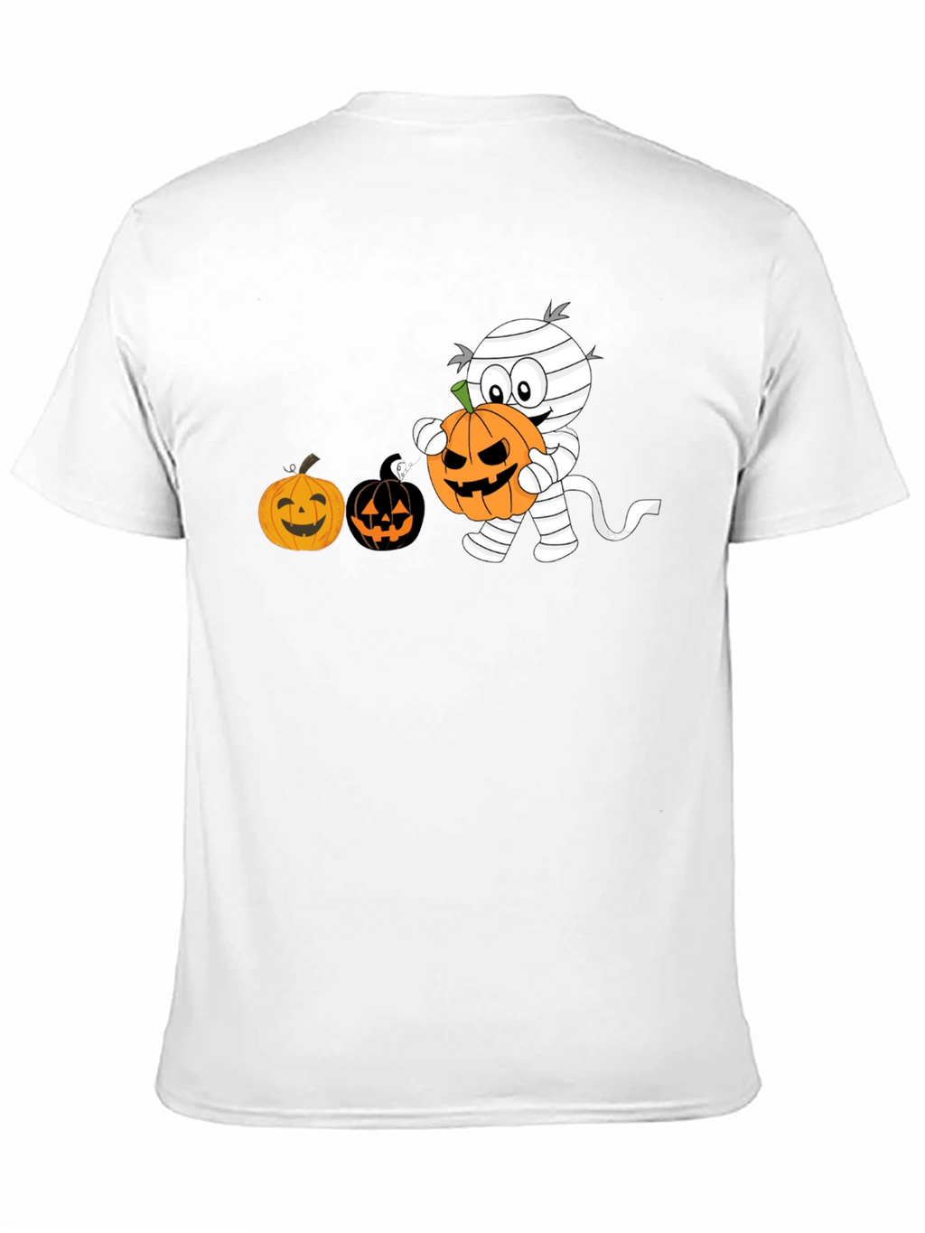 Halloween Mummy Pumpkin T-Shirt